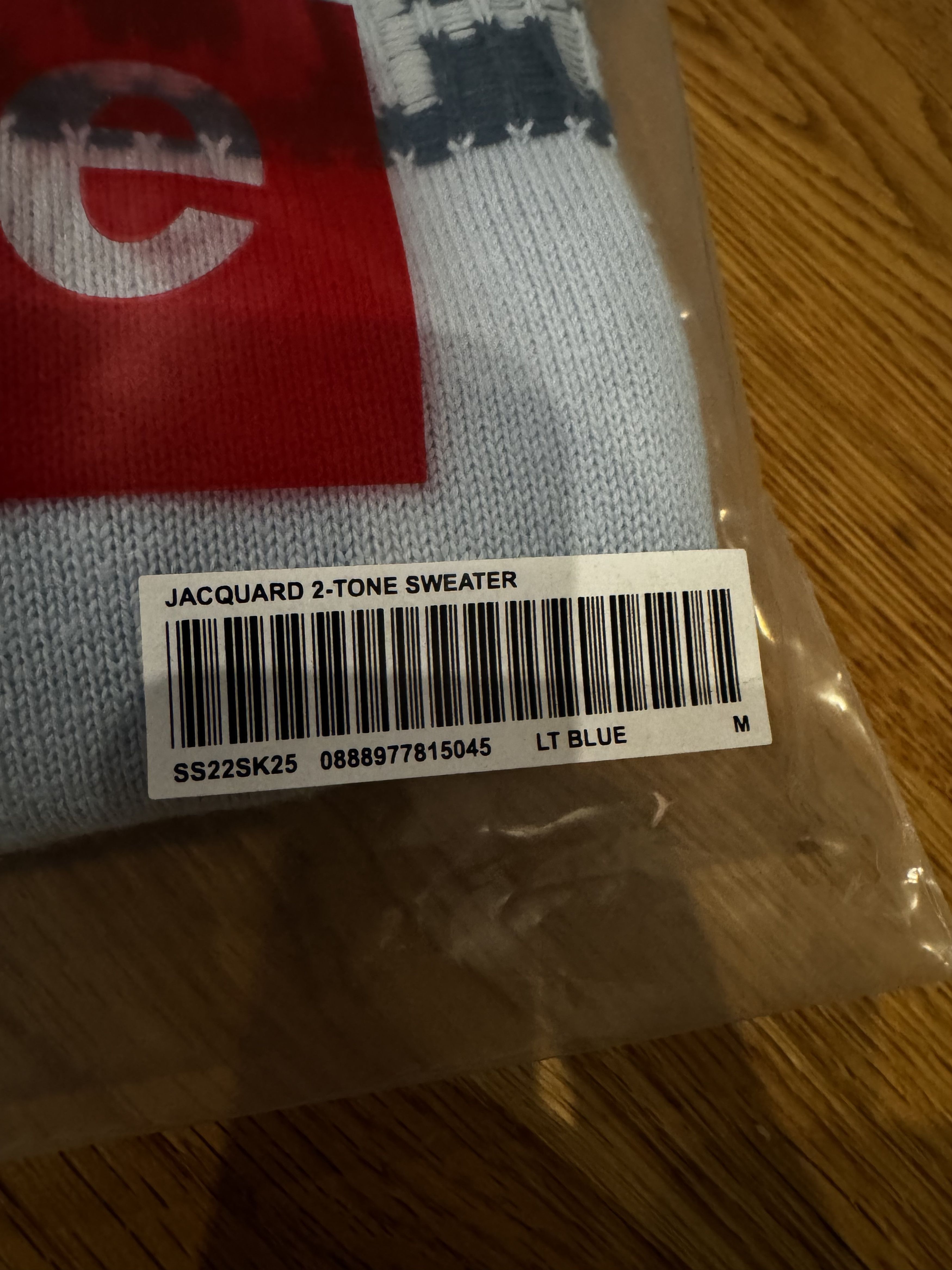 Supreme Jacquard 2 Tone Sweater Strickpullover Size US M / EU 48-50 / 2 - 8 Thumbnail