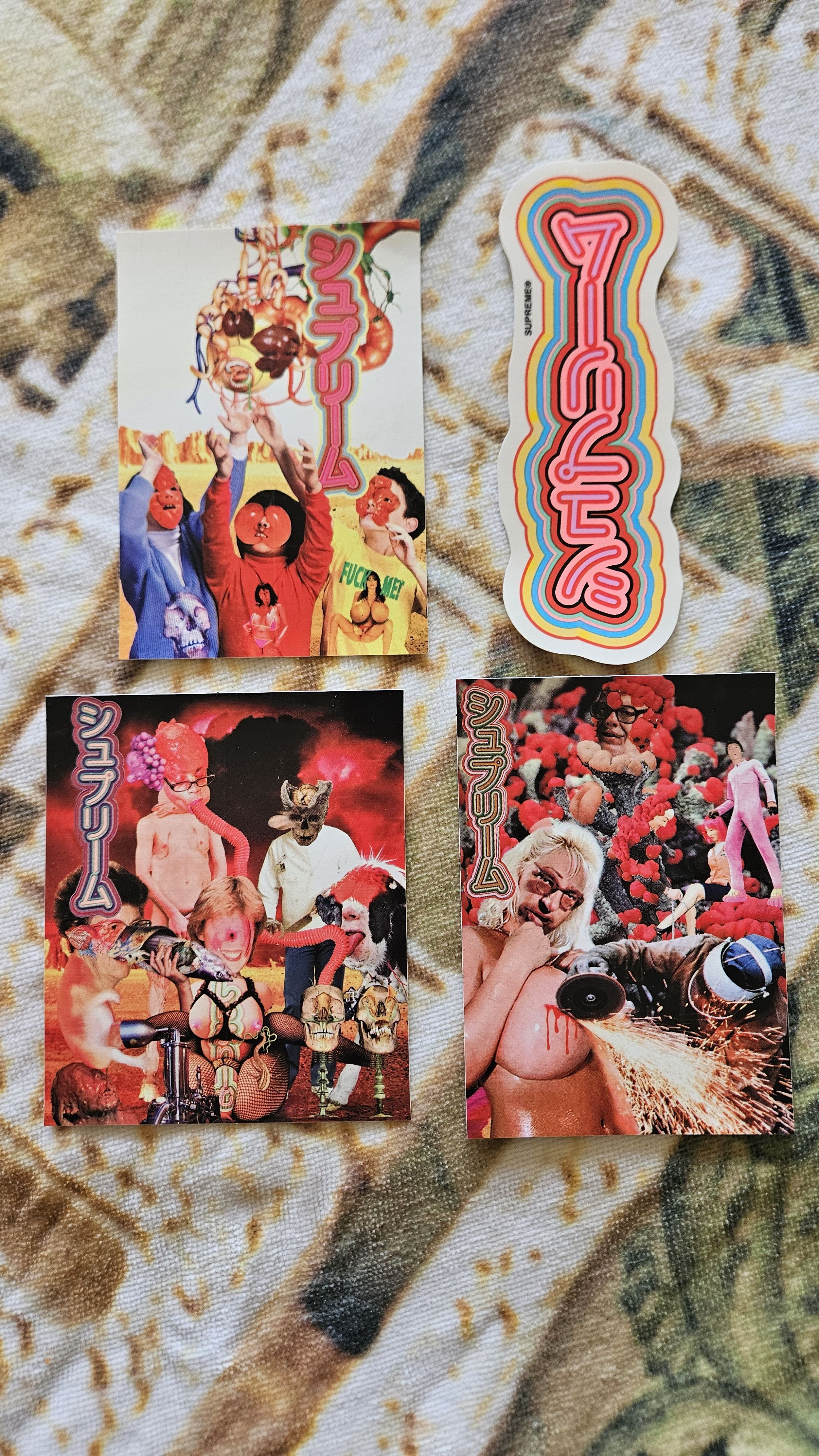 Supreme Supreme Sekintani La Norihiro Sticker Set SS19 Size ONE SIZE - 1 Thumbnail