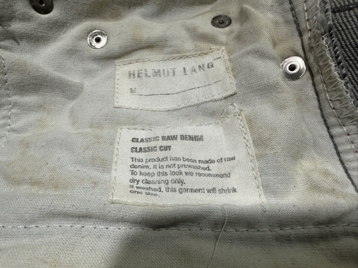 Helmut Lang 🔥Archived Vintage 90s Helmut Lang Classic Raw Denim Size US 29 - 10 Thumbnail