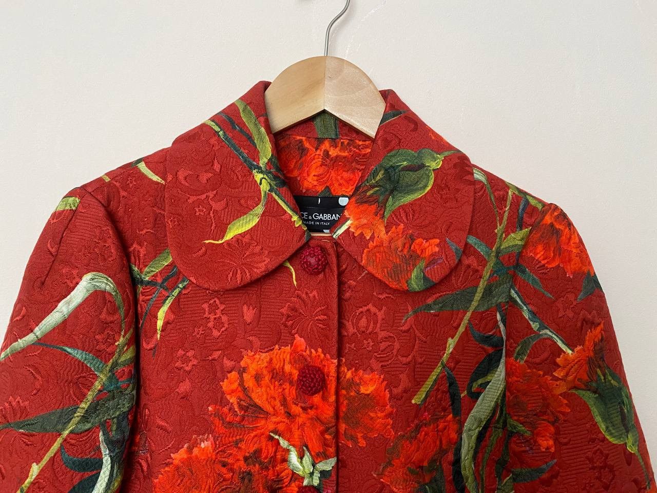 Dolce & Gabbana ❤️ RRP 2830$ Dolce & Gabbana Floral Metallic Brocade Jacket Size M / US 6-8 / IT 42-44 - 2 Thumbnail