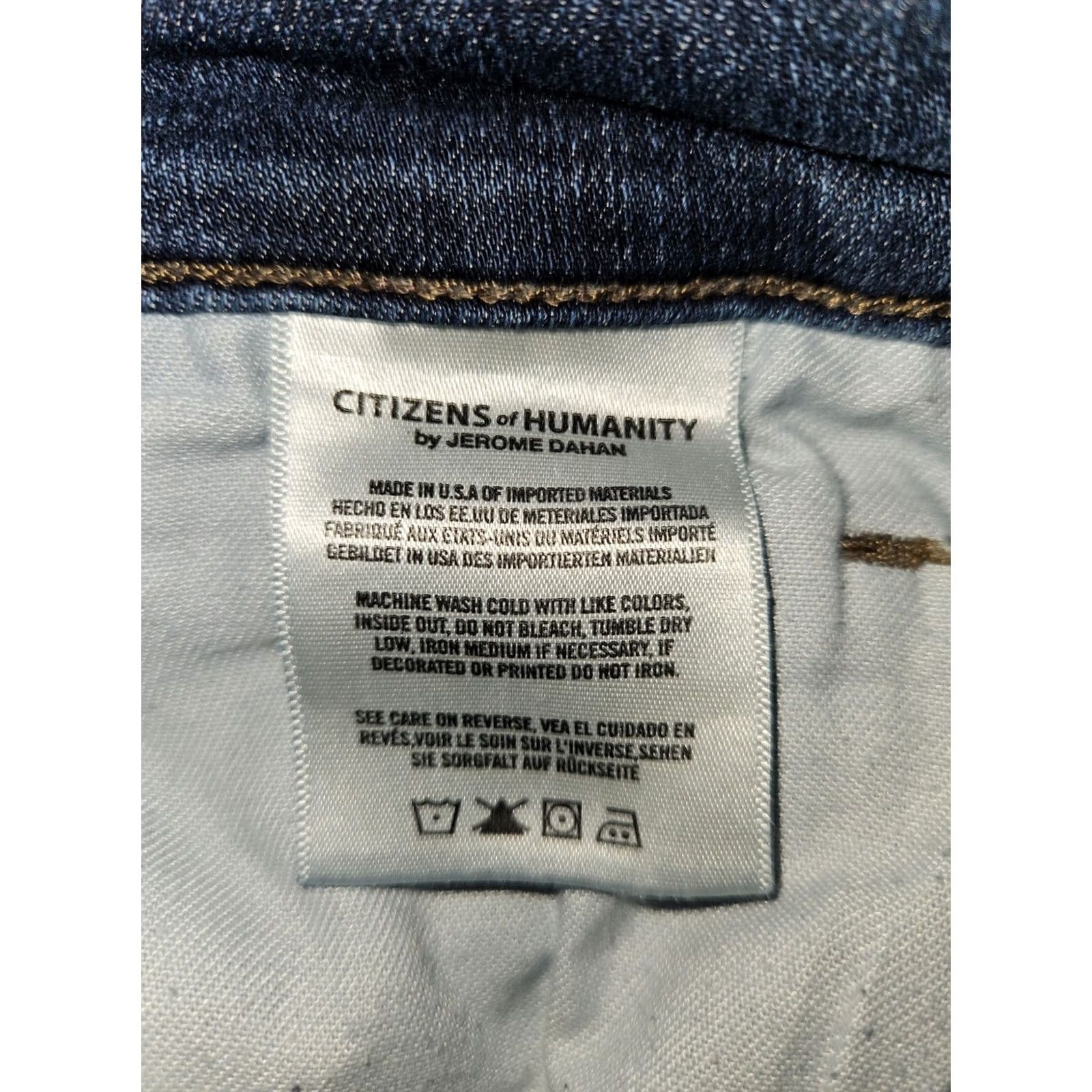 Citizens Of Humanity VINTAGE Citizens of Humanity Jeans 29 Womens Skinny Blue Denim Preppy Hipster Skinny Jeans 5-Pocket Womens Boys Girls? Size 29" - 3 Thumbnail