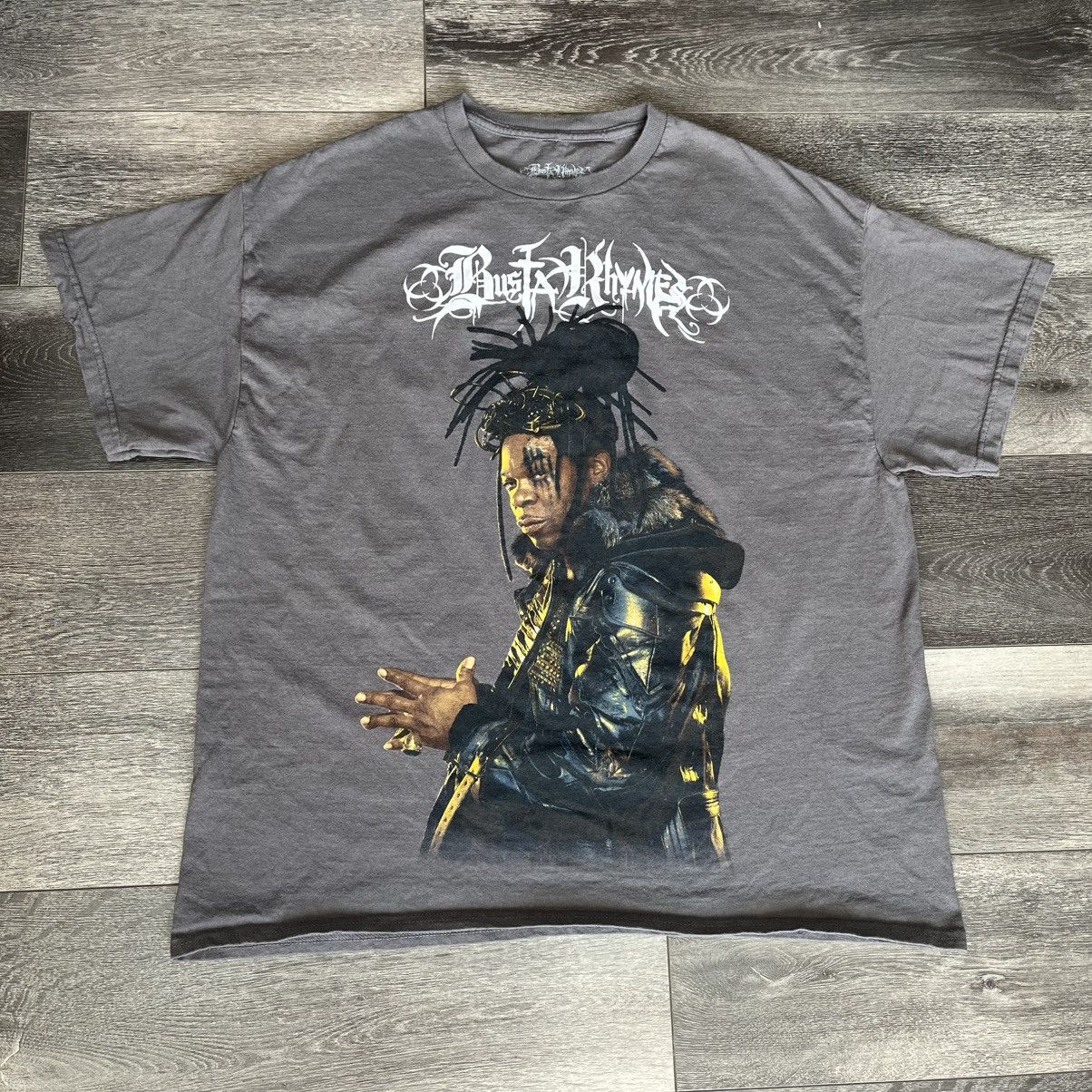 Rap Tees × Vintage Vintage Style Busta Rhymes Block Busta Rap Graphic Tour Tee Size US XL / EU 56 / 4 - 1 Thumbnail