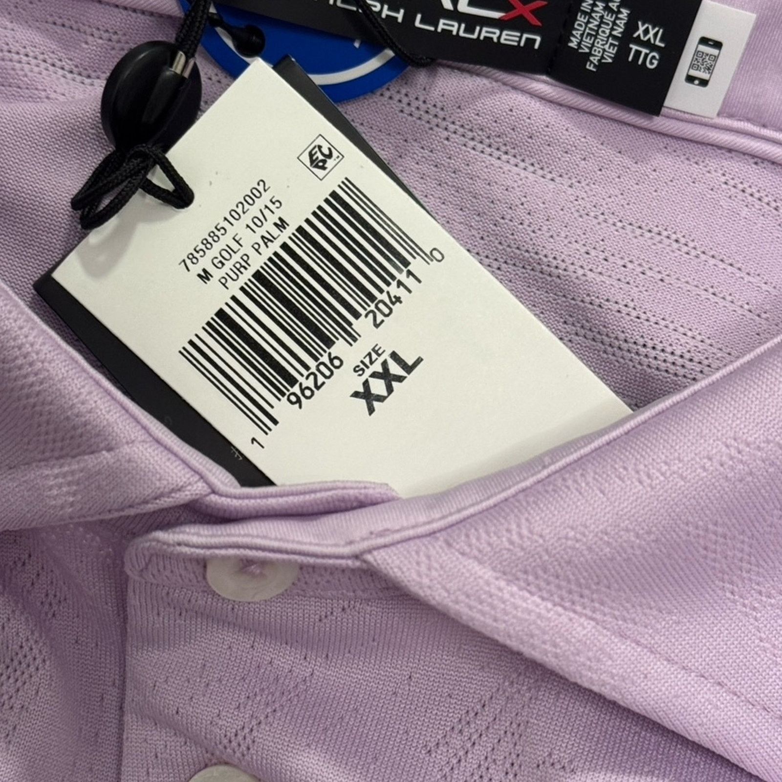 Polo Ralph Lauren RLX Ralph Lauren Custom Slim Fit Performance Polo Shirt Size US XXL / EU 58 / 5 - 4 Thumbnail