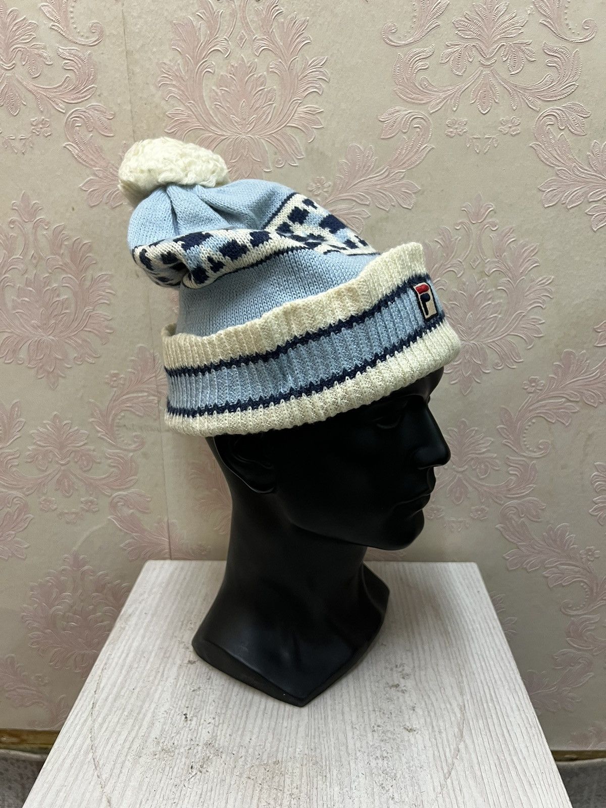 Fila Vintage Fila Small Logo Beanie Hats Size ONE SIZE - 4 Thumbnail