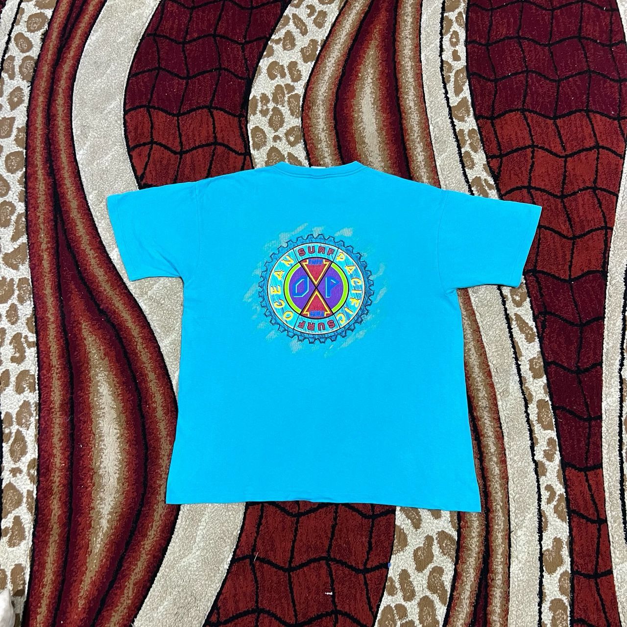 Ocean Pacific Vintage Thrashed Faded Ocean Pacific Surfing T Shirt Size US XL / EU 56 / 4 - 1 Thumbnail