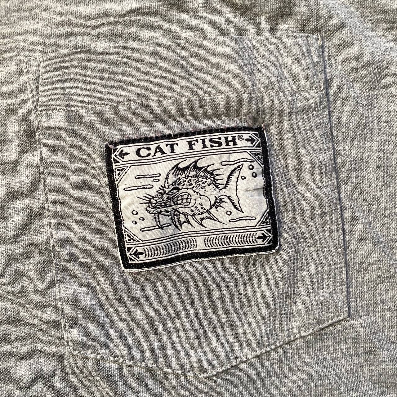 Vintage VINTAGE 90S CAT FISH AMAZING RARE SURF T SHIRT 196 Size US XXL / EU 58 / 5 - 3 Thumbnail