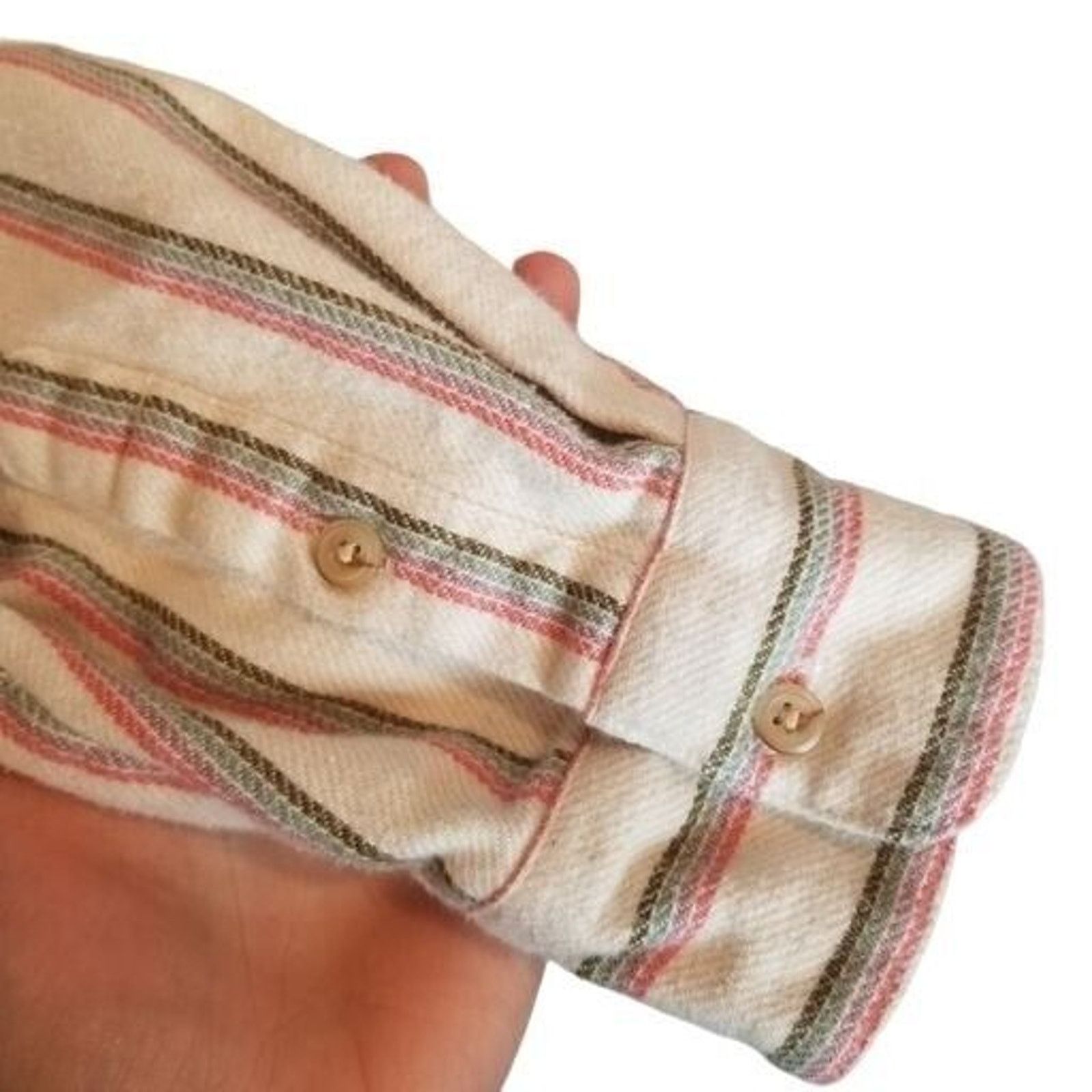 Madewell Madewell Womens Claxton Striped Flannel Sunday Shirt Size M Size M / US 6-8 / IT 42-44 - 5 Thumbnail
