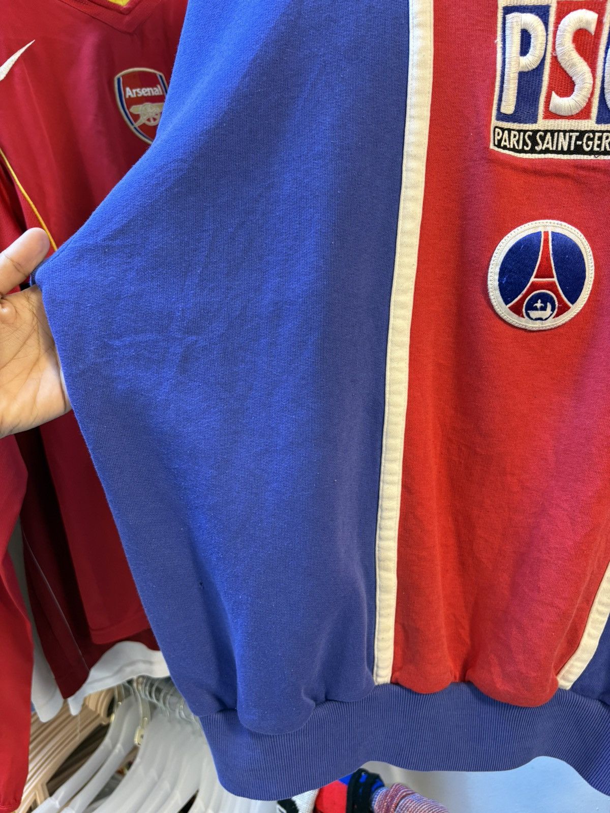 Nike Rare Vintage 90s Paris Saint-Germain Sweatshirt Size US L / EU 52-54 / 3 - 13 Thumbnail