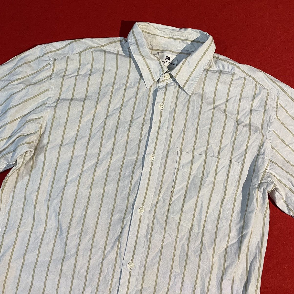 Vintage Issey Miyake Long Sleeve Button Up Shirt Size M