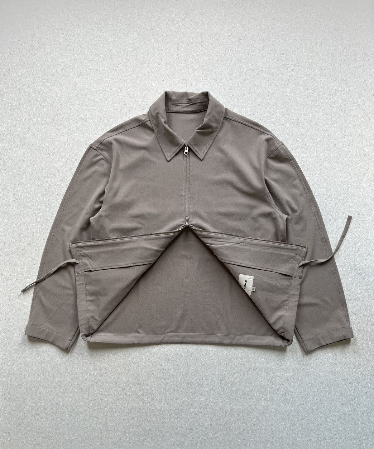 MUSINSA Insilence Boxy Fit Blouson Jacket Beige Size US S / EU 44-46 / 1 - 4 Thumbnail