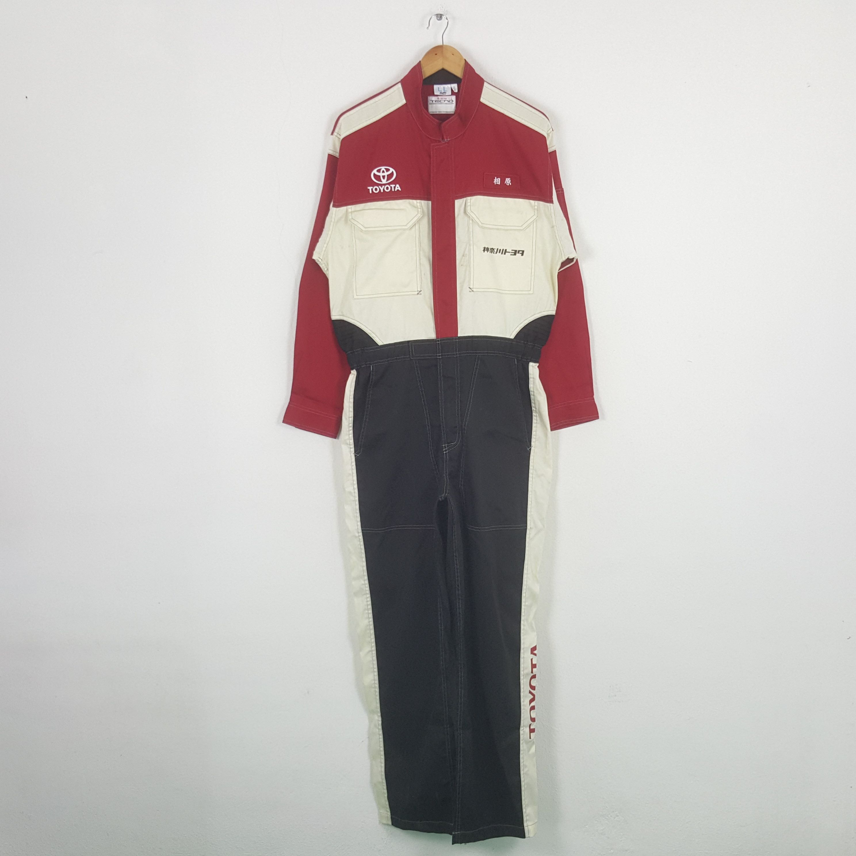 Japanese Brand Vintage Toyota Japanese Racing Team Coverall Jacket RR19 Size US M / EU 48-50 / 2 - 4 Thumbnail