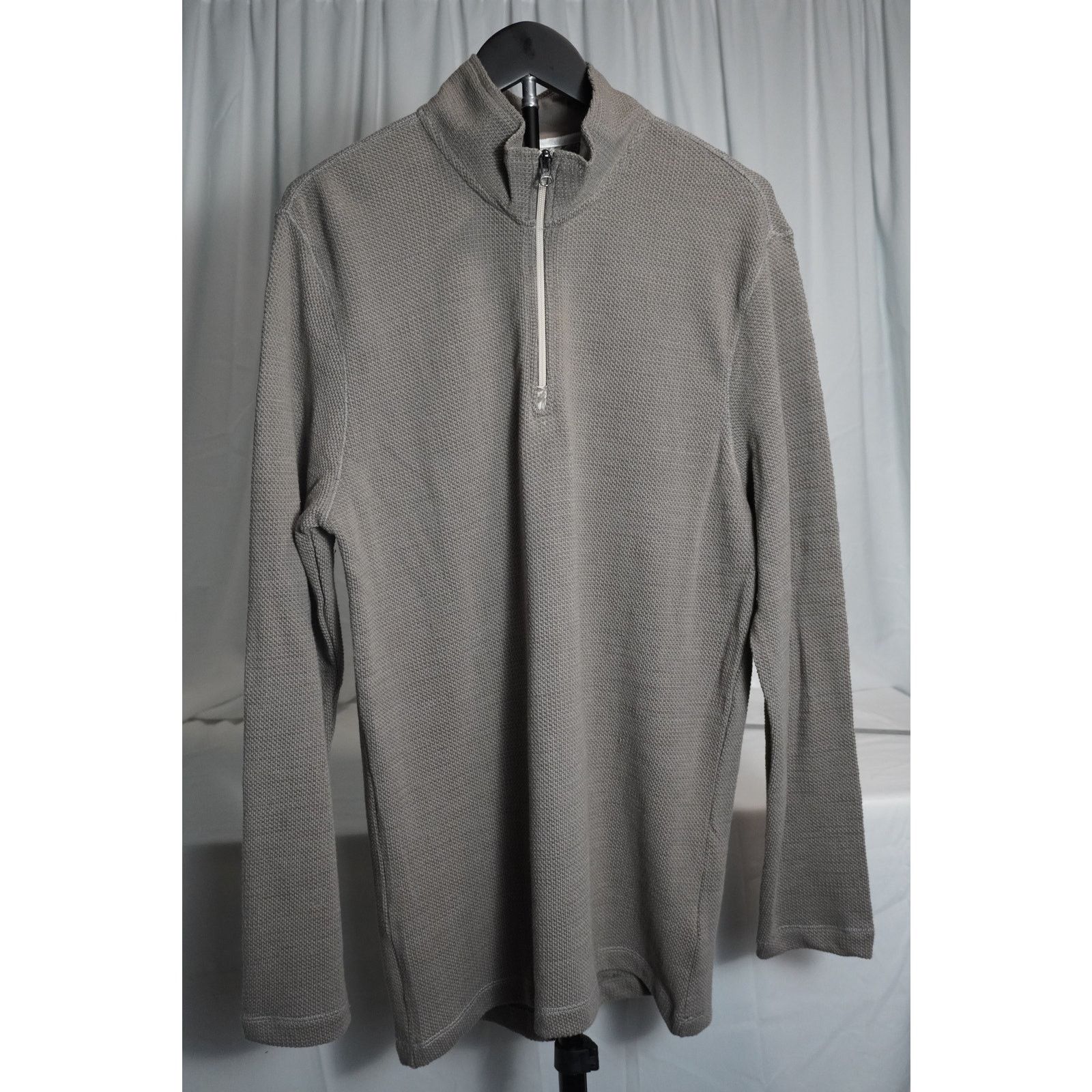 Robert Graham Robert Graham Quarter-Zip Pullover – Textured Knit – Size L Size US L / EU 52-54 / 3 - 1 Thumbnail