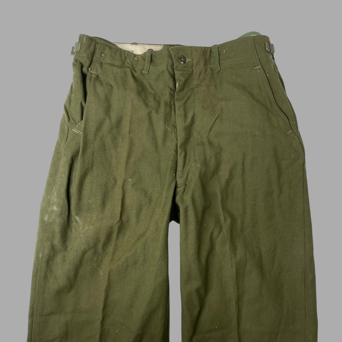 Vintage Vintage m-1951 og-108 pleated wool military trousers Size US 30 / EU 46 - 3 Thumbnail
