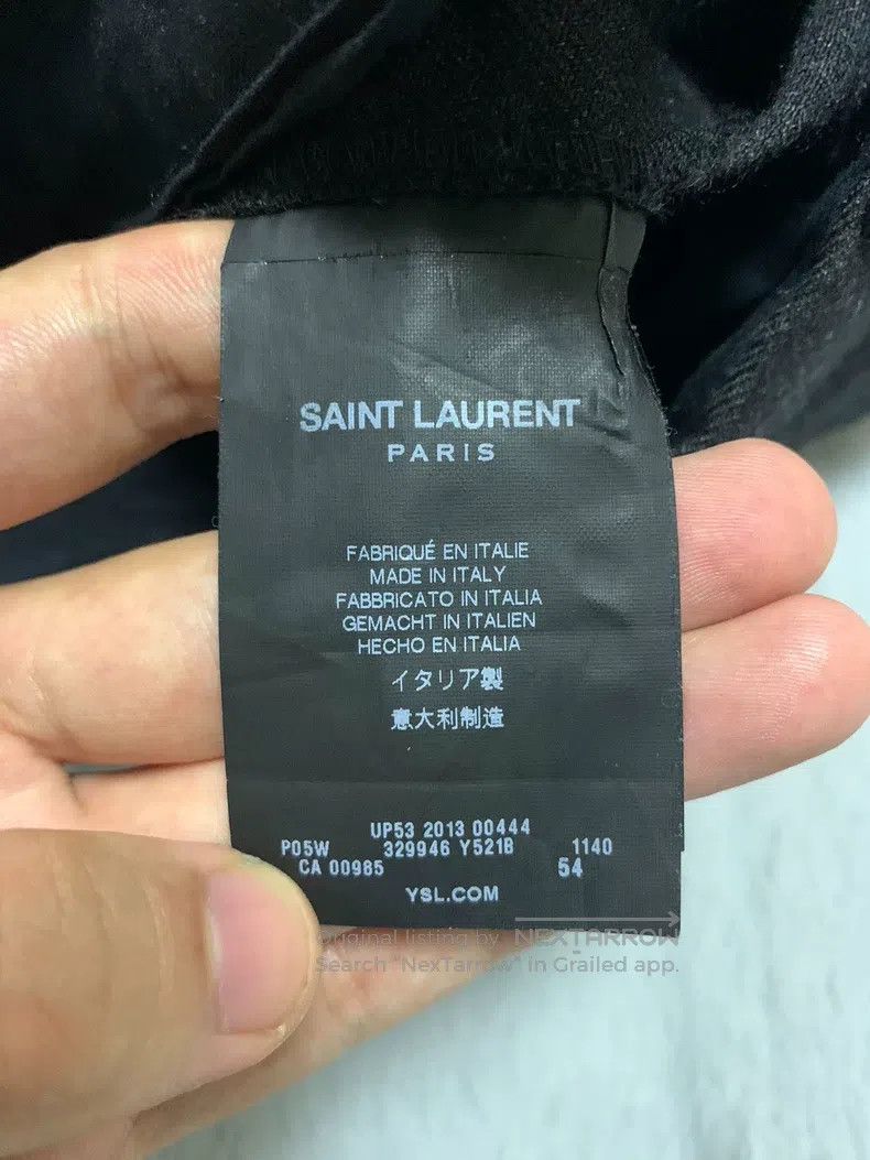 Saint Laurent Paris Saint Laurent Paris Original Gray Double Zipper Wool Trous Size US 38 / EU 54 - 3 Thumbnail