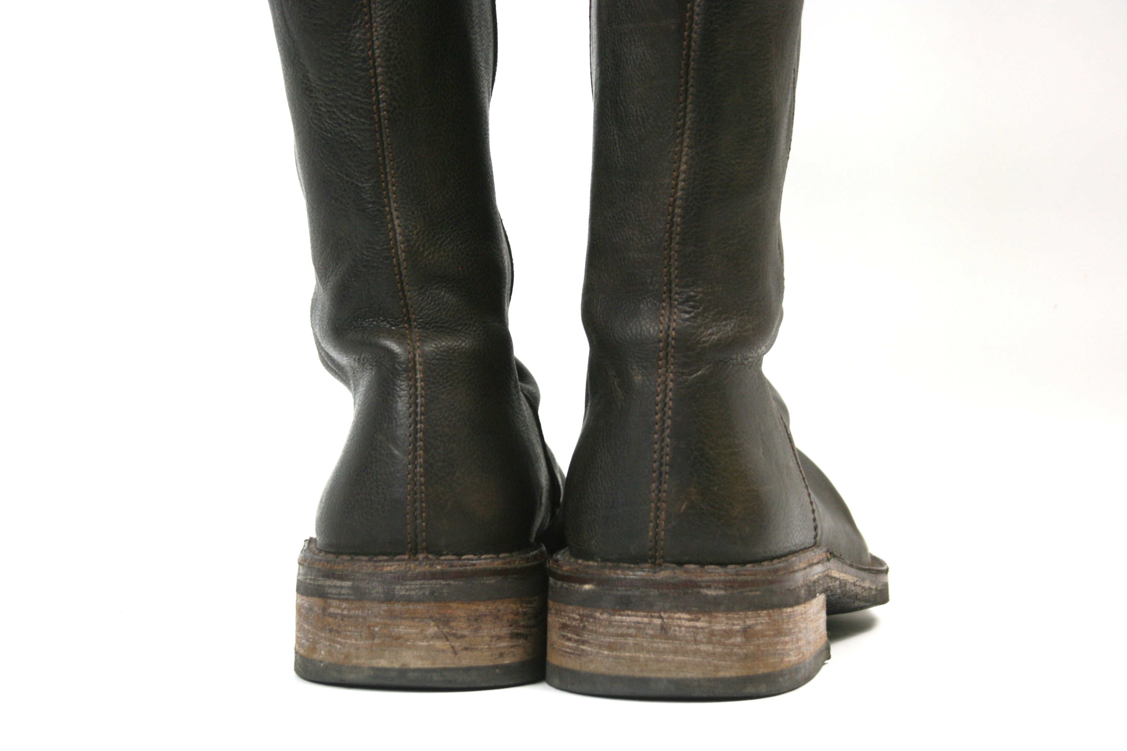 Other Bubetti Avant Garde Knee High Biker Boots Vintage Size US 8.5 / IT 38.5 - 11 Thumbnail