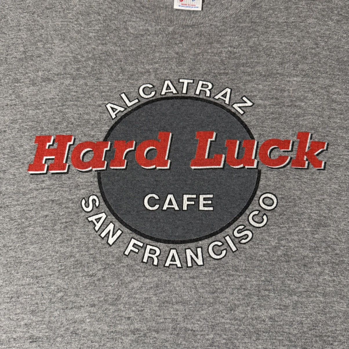 Hard Rock Cafe 80’s Vintage Alcatraz “Hard Luck” Cafe T-Shirt Made in USA Size US L / EU 52-54 / 3 - 2 Thumbnail