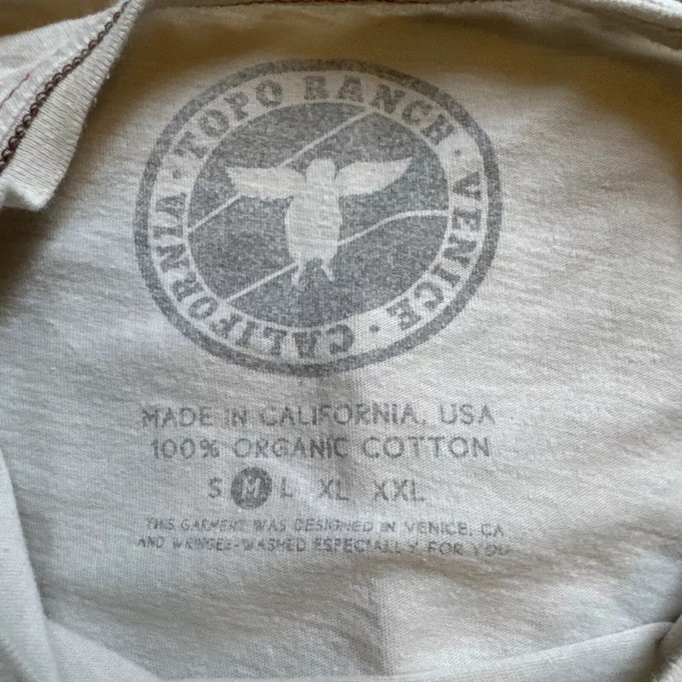 Topo Designs t-shirt in taupe. 100% organic cotton Size US M / EU 48-50 / 2 - 3 Thumbnail