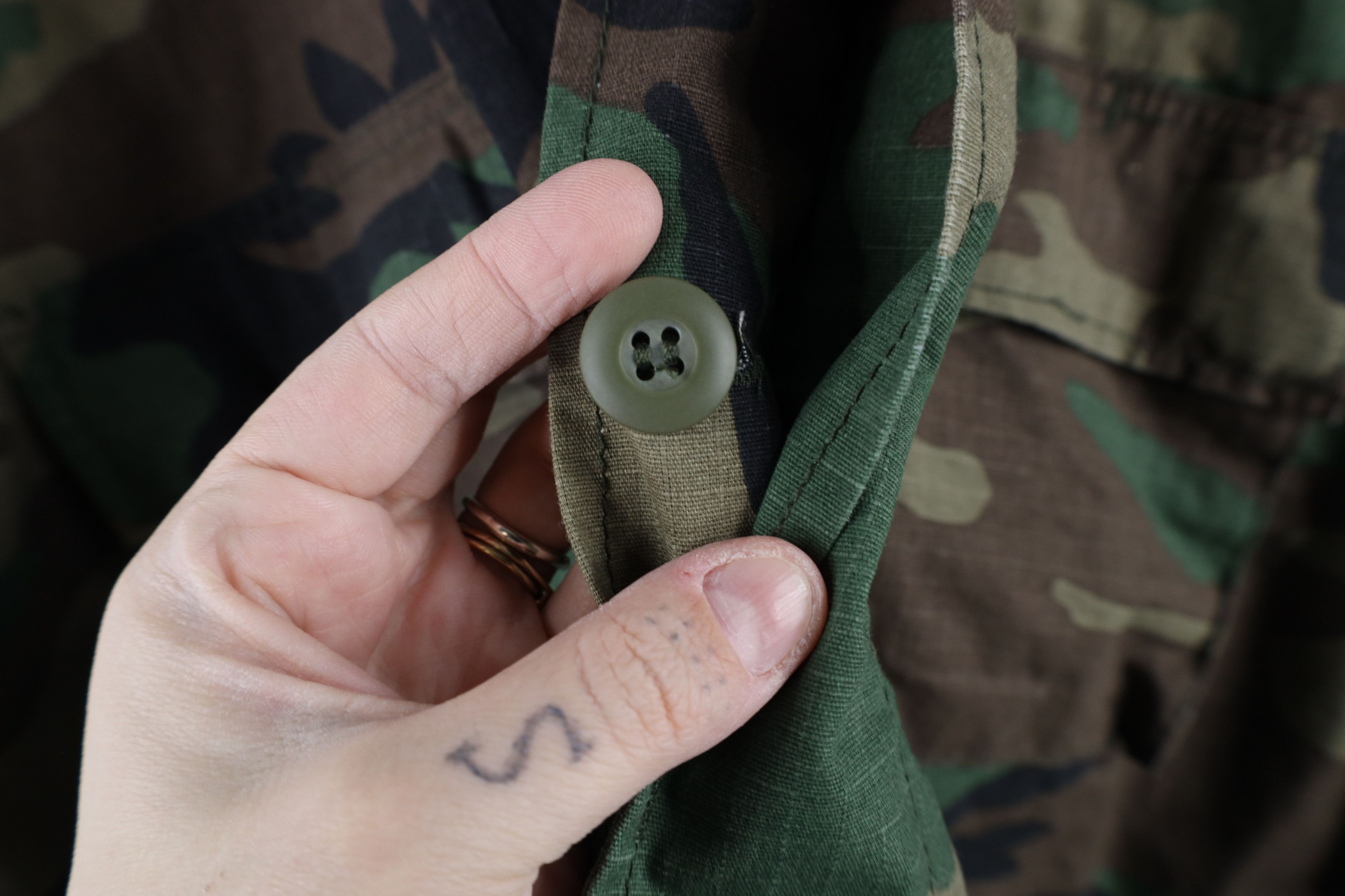 Vintage Vintage 90s Military Camouflage Field Combat Jacket USA Size US XXL / EU 58 / 5 - 8 Thumbnail