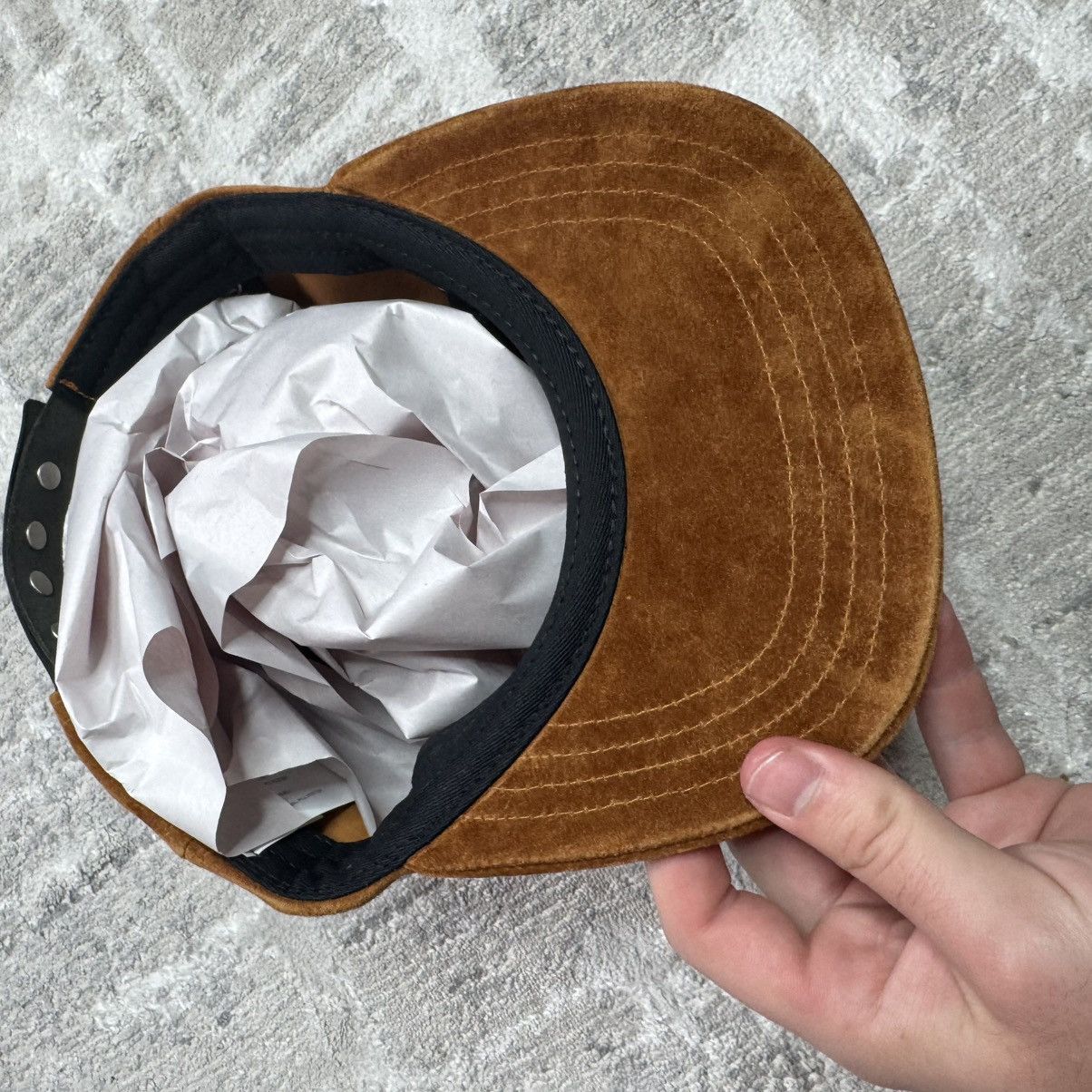 Chrome Hearts Suede dagger leather strap hat Size ONE SIZE - 10 Thumbnail