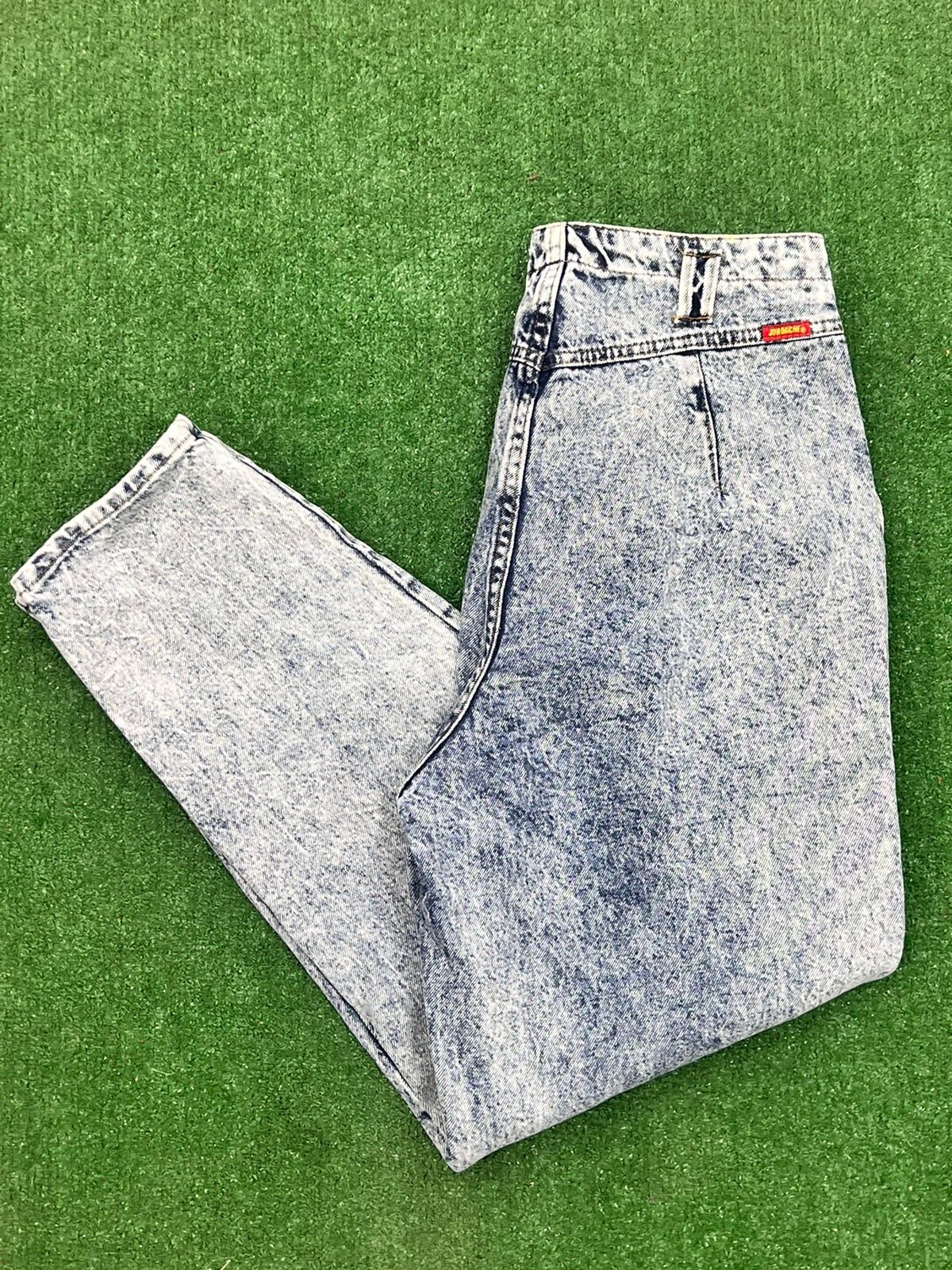 Vintage 90s Acid Wash Jeans Size 36" / US 14 / IT 50 - 1 Preview