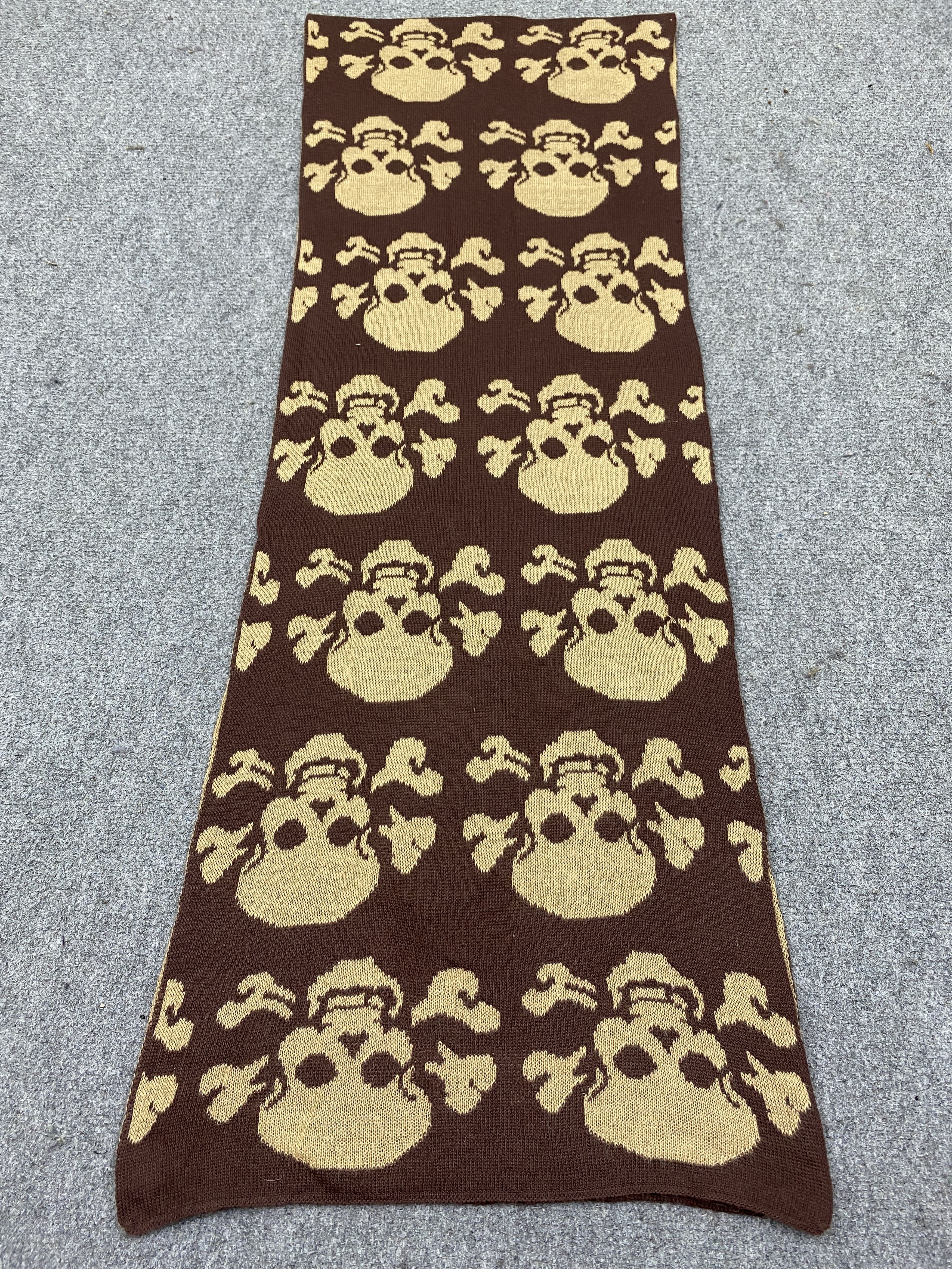 Japanese Brand Japanese Brand Skulls Wool Scarf Muffler SC0324 Size ONE SIZE - 3 Thumbnail