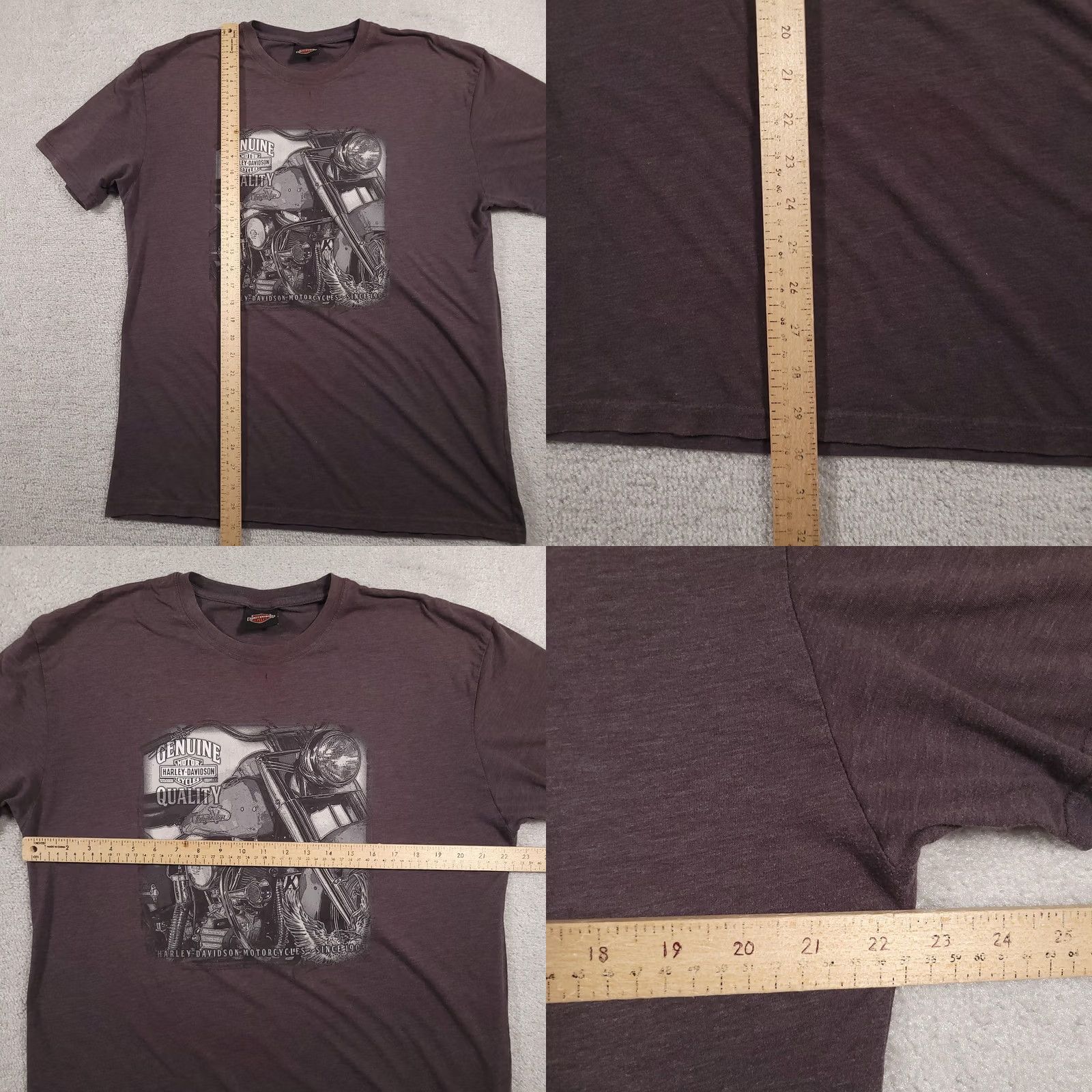 Harley Davidson Harley-Davidson Shirt Mens Large Gray Graphic Tee Twin Cities MN Size US L / EU 52-54 / 3 - 8 Thumbnail