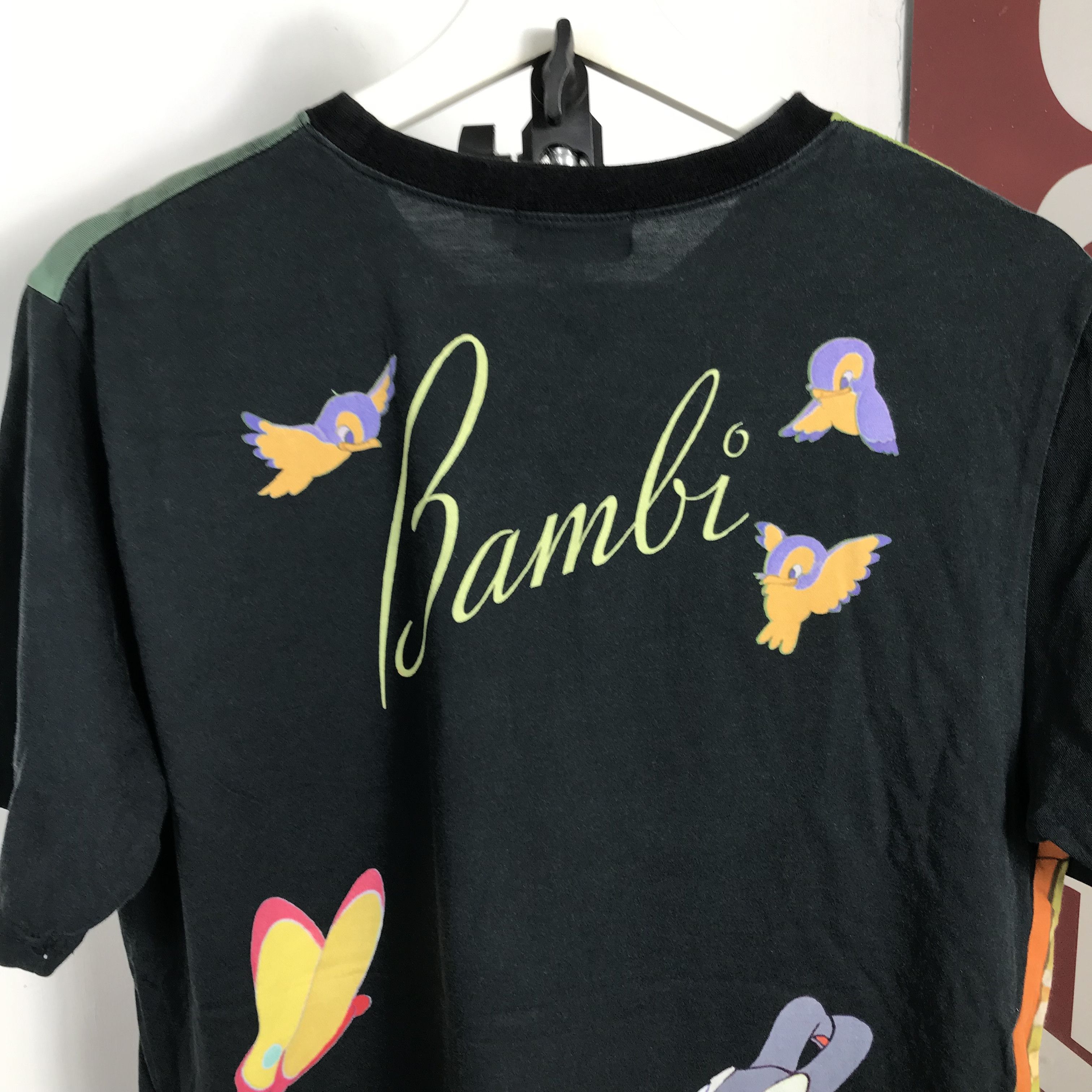 Disney Vintage 90s Bambi movie embroidered graphic Pocket T shirt Size US L / EU 52-54 / 3 - 7 Thumbnail