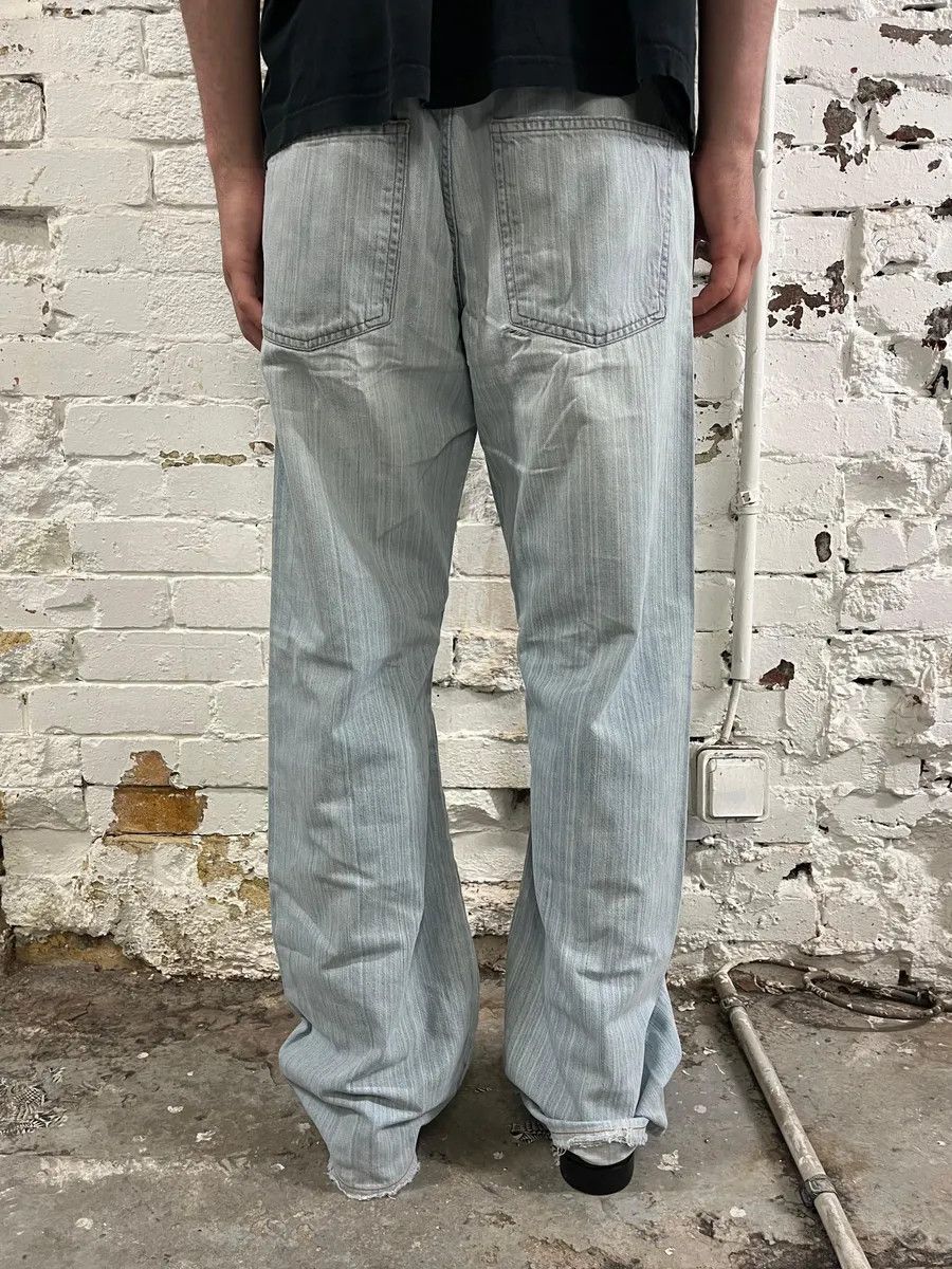 Roberto Cavalli 2000s Cavalli Light Blue Stiched Denim Jeans Size US 32 / EU 48 - 3 Thumbnail