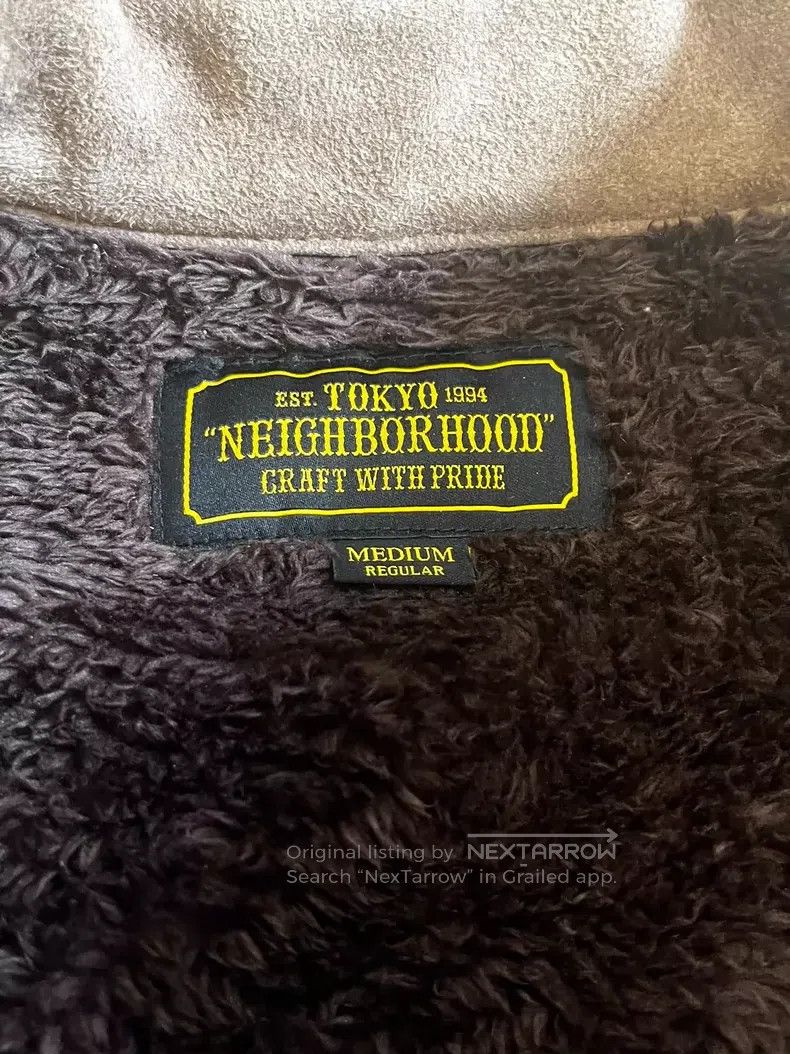 Neighborhood Leather Jacket, Size M