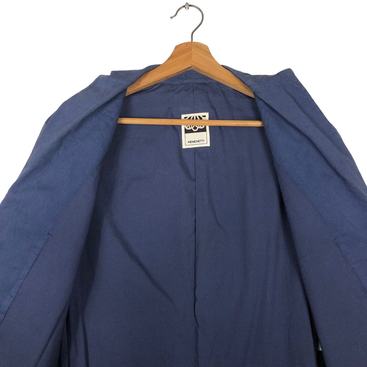 Japanese Brand 🔥Vtg Chore Jacket Double Breast Coats Menichetti Italy Size US M / EU 48-50 / 2 - 12 Thumbnail
