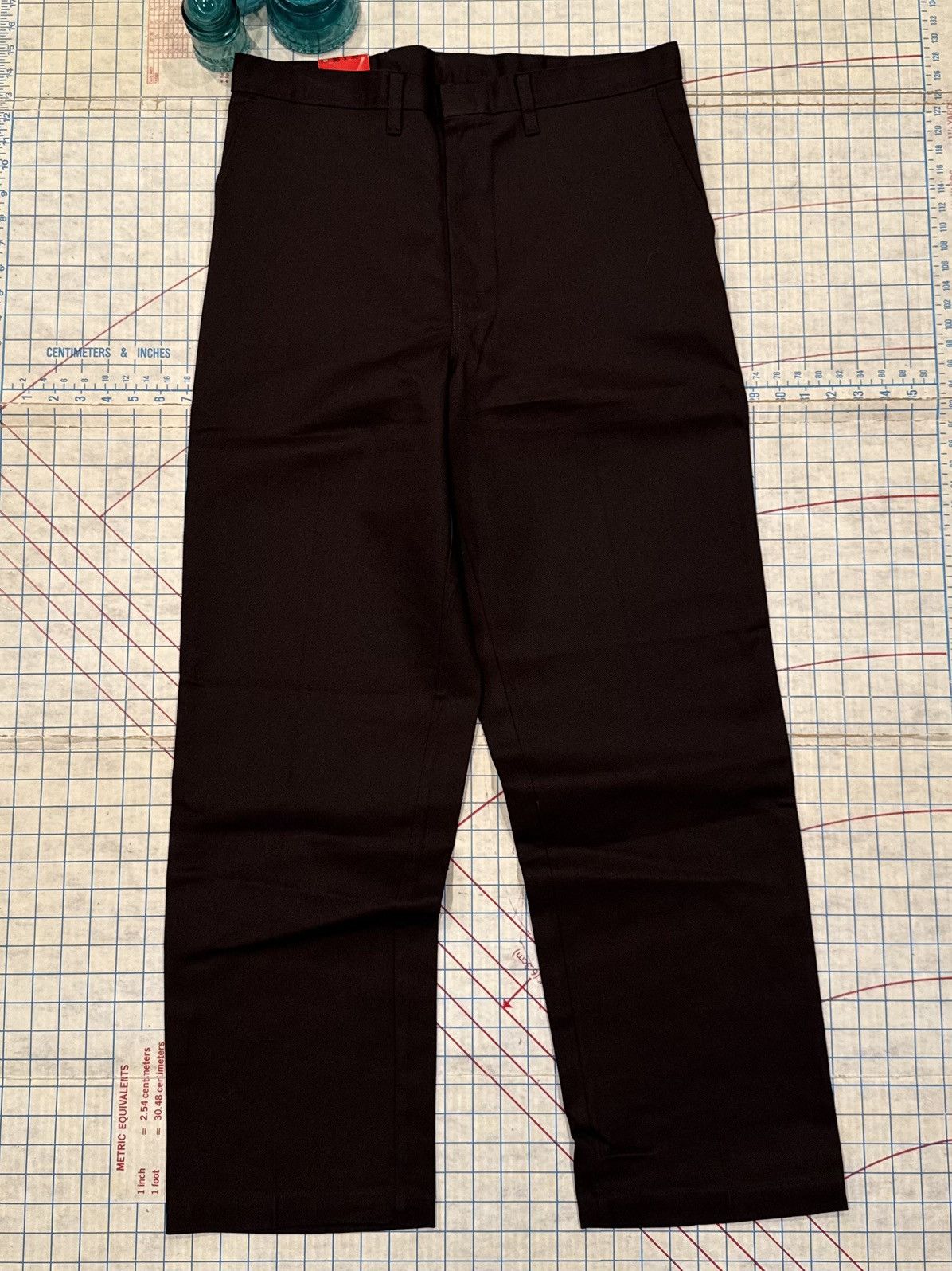 Dickies Vintage Deadstock Dickies Brown Casual Work Pants Size 36x32 Size US 36 / EU 52 - 3 Thumbnail
