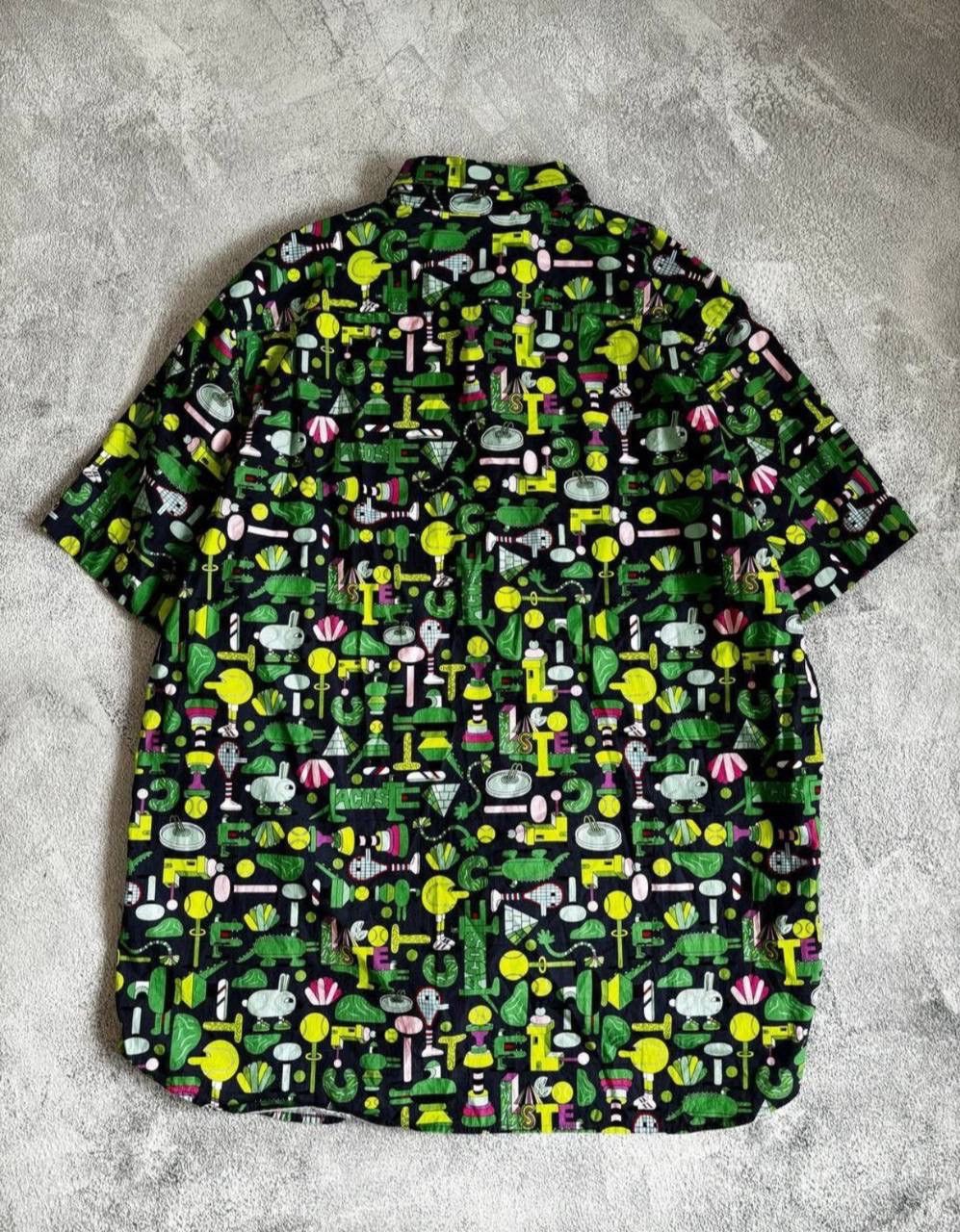 Lacoste × Vintage Rare Lacoste x Jeremyville vintage rugby polo jersey shirt Size US XL / EU 56 / 4 - 2 Thumbnail
