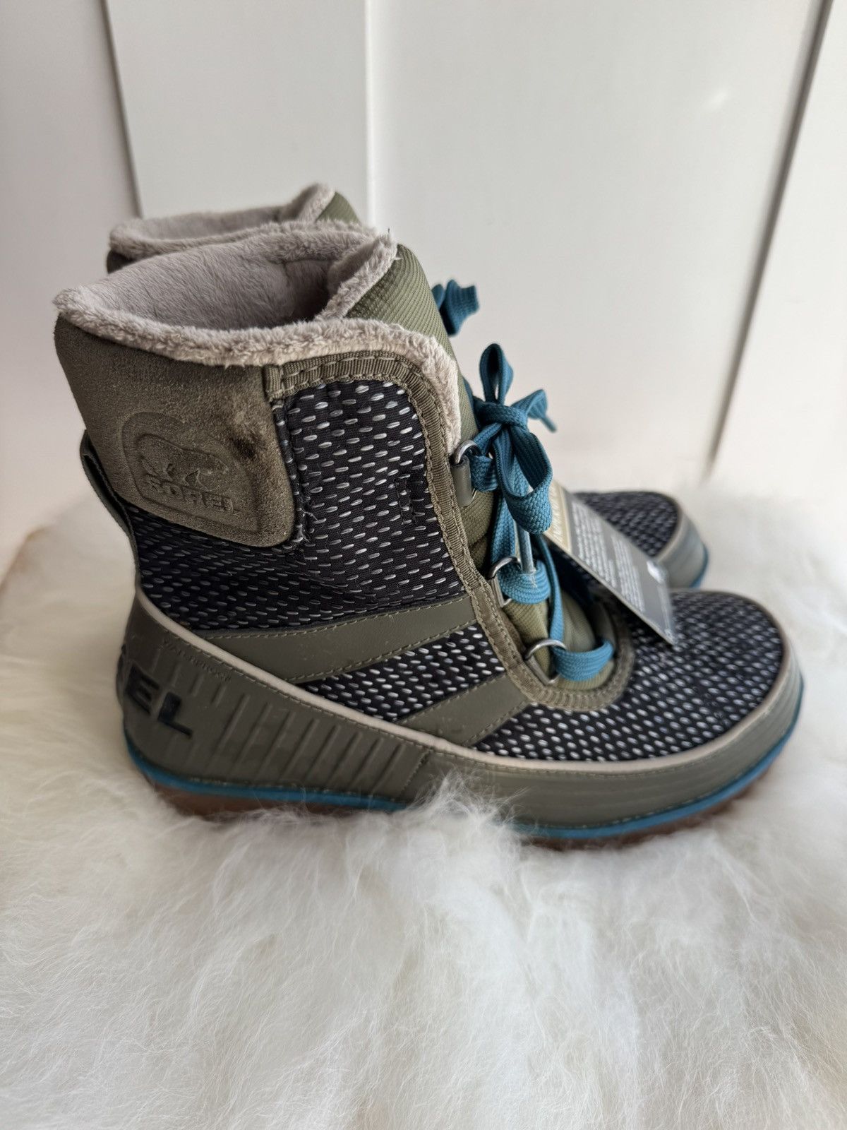SOREL Sorel Tivoli II Teal Waterproof Winter Lace Up Boots Women Size US 7.5 / IT 37.5 - 5 Thumbnail