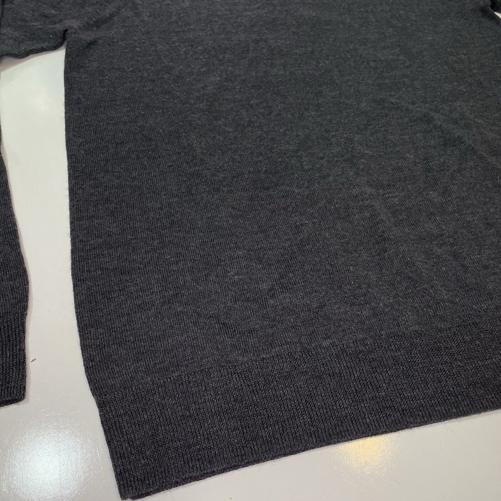Magaschoni Magaschoni Men’s Merino Wool 1/4 Zip Sweater Gray Sz M Tall Size US M / EU 48-50 / 2 - 3 Thumbnail