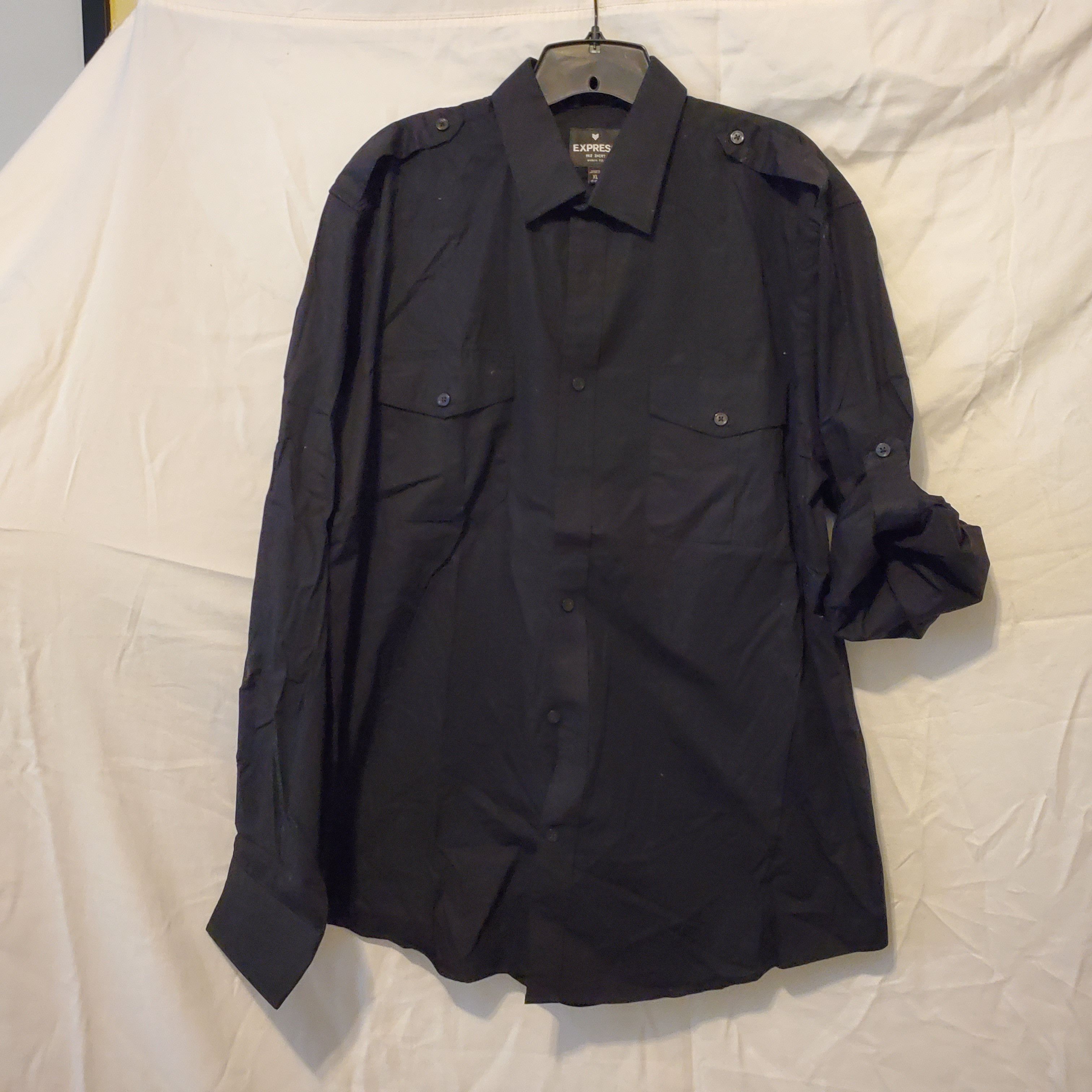Express Express Men's XL Modern-Fit Button shirt Size US XL / EU 56 / 4 - 6 Thumbnail