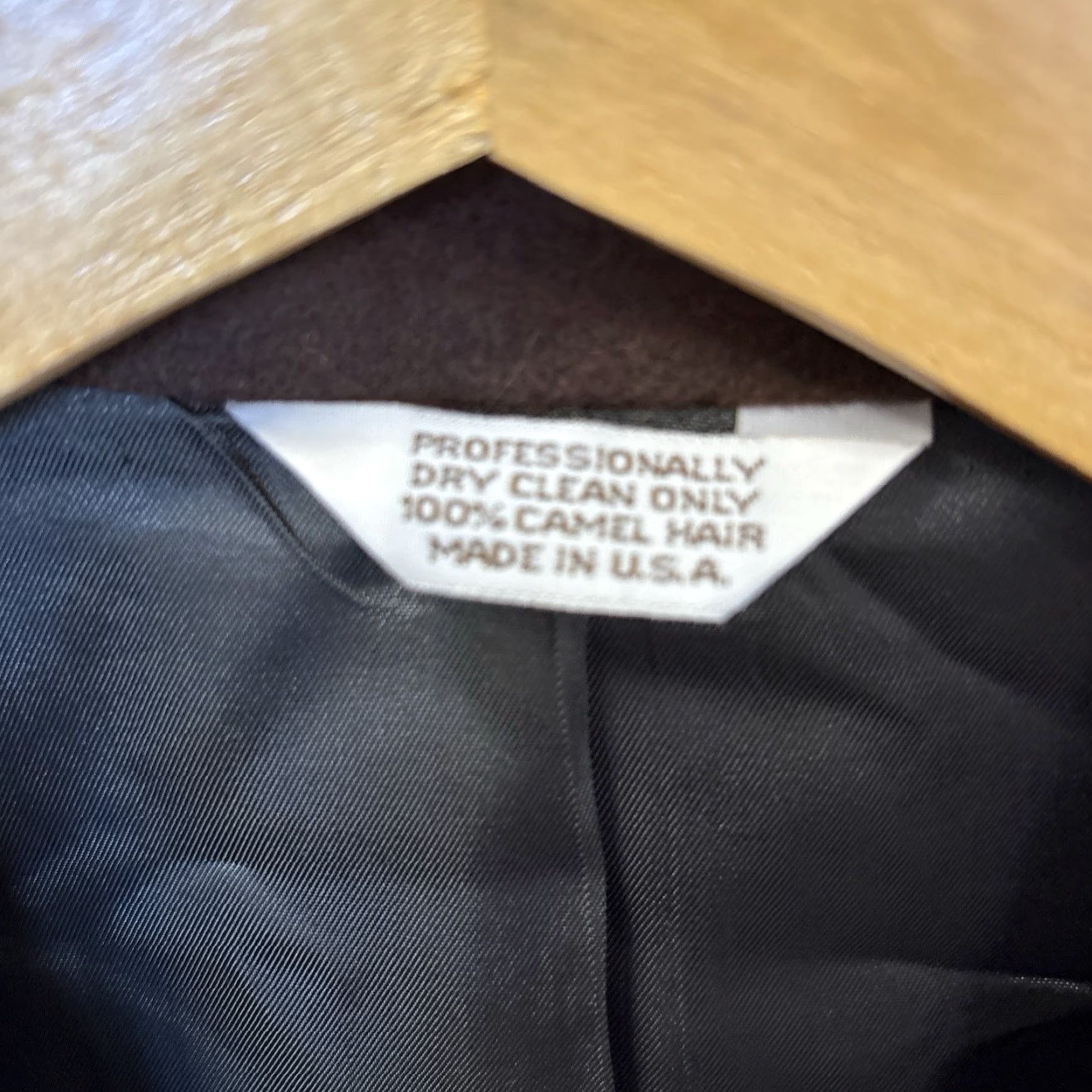 Camel VINTAGE Hunt Valley Sort Coat Blazer Camel Hair Brown Men’s 40 Size 40R - 2 Thumbnail
