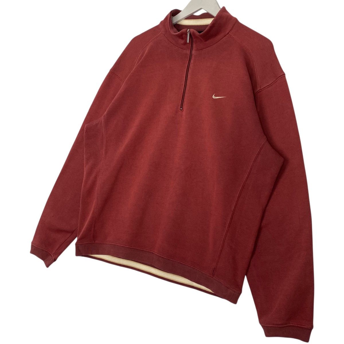 Other Vintage Nike Half Zipper Sweatshirt Red Logo Embroidery Sz L Size US L / EU 52-54 / 3 - 2 Thumbnail