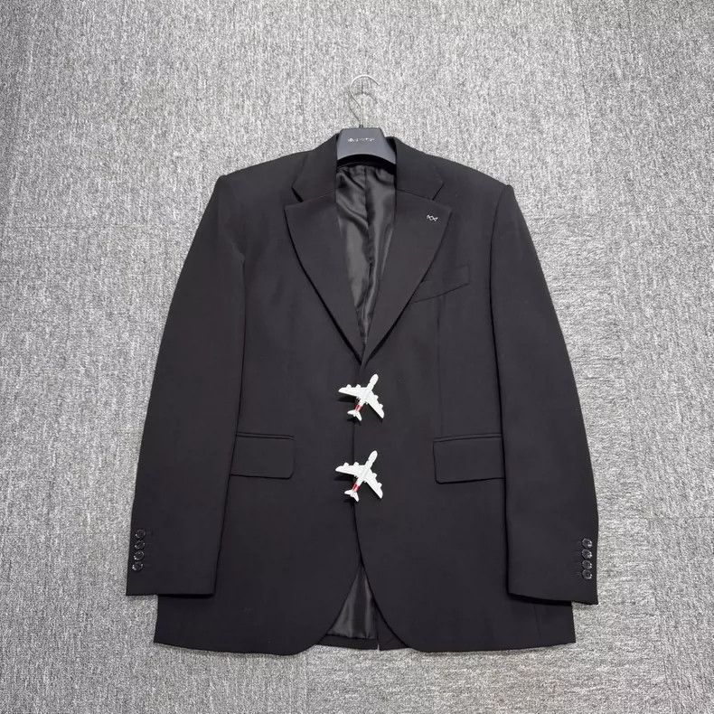 Louis Vuitton Louis Vuitton Wool Suit with Airplane Buckles Size US L / EU 52-54 / 3 - 1 Thumbnail