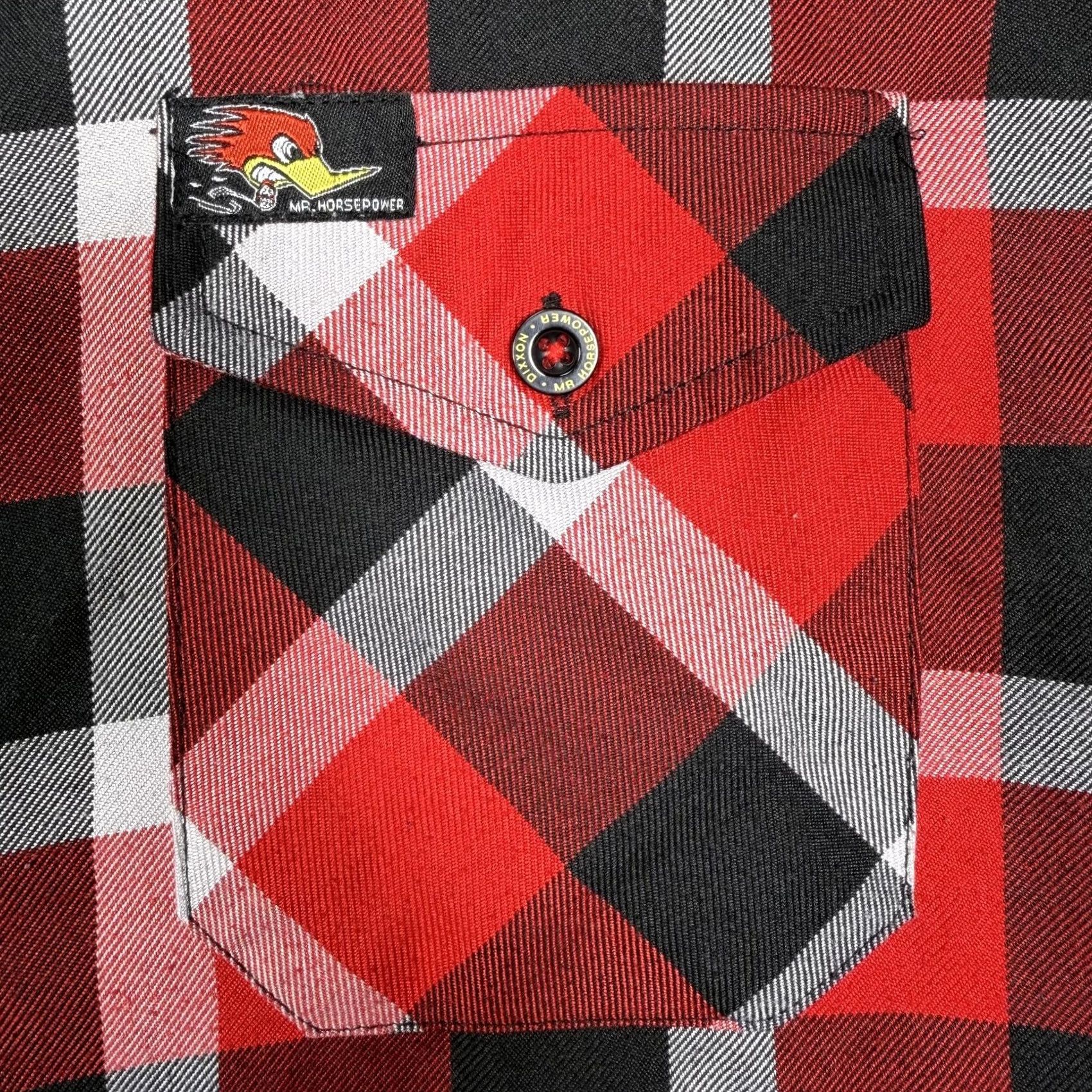 Vintage Dixxon Shirt Mens Large Tall Plaid Long Sleeve Button Up Flannel Clay Smith Cams Red Herritage Mr. Horsepower Moder Size US L / EU 52-54 / 3 - 3 Thumbnail