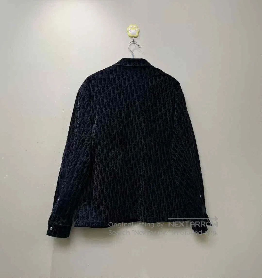 Dior DIOR Latest Black Suede Logo Denim Jacket. Size US L / EU 52-54 / 3 - 4 Thumbnail