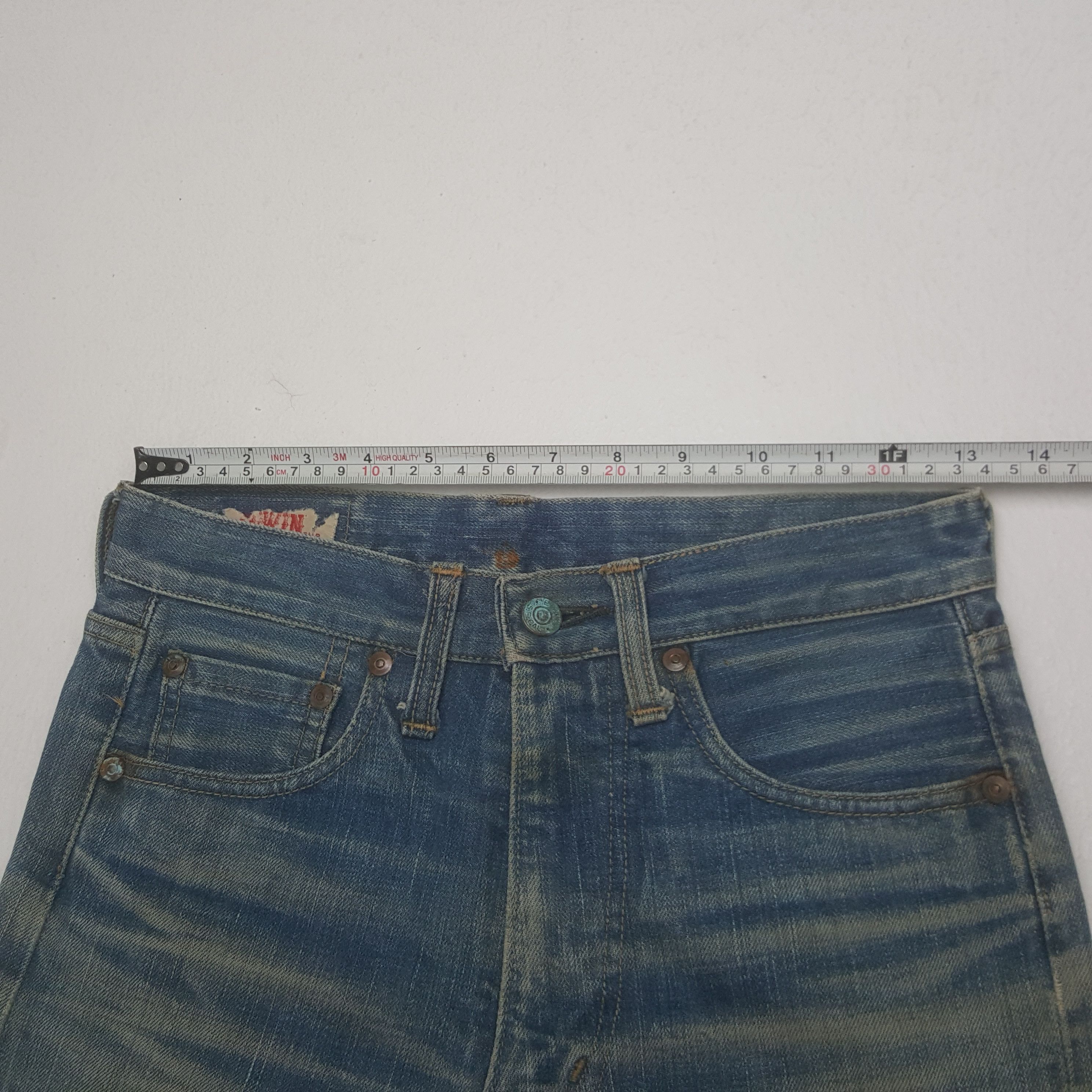 Edwin × Vintage Vintage Edwin American Distressed Style Denim Jeans Size US 26 / EU 42 - 9 Thumbnail