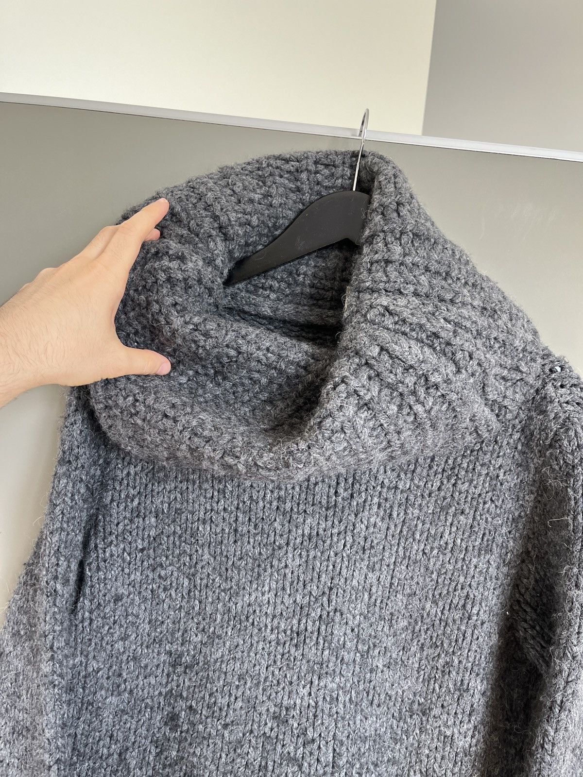 Annette Gortz Annette Gortz Heavy Knit High Turtleneck Wool Sweater Size M / US 6-8 / IT 42-44 - 6 Thumbnail