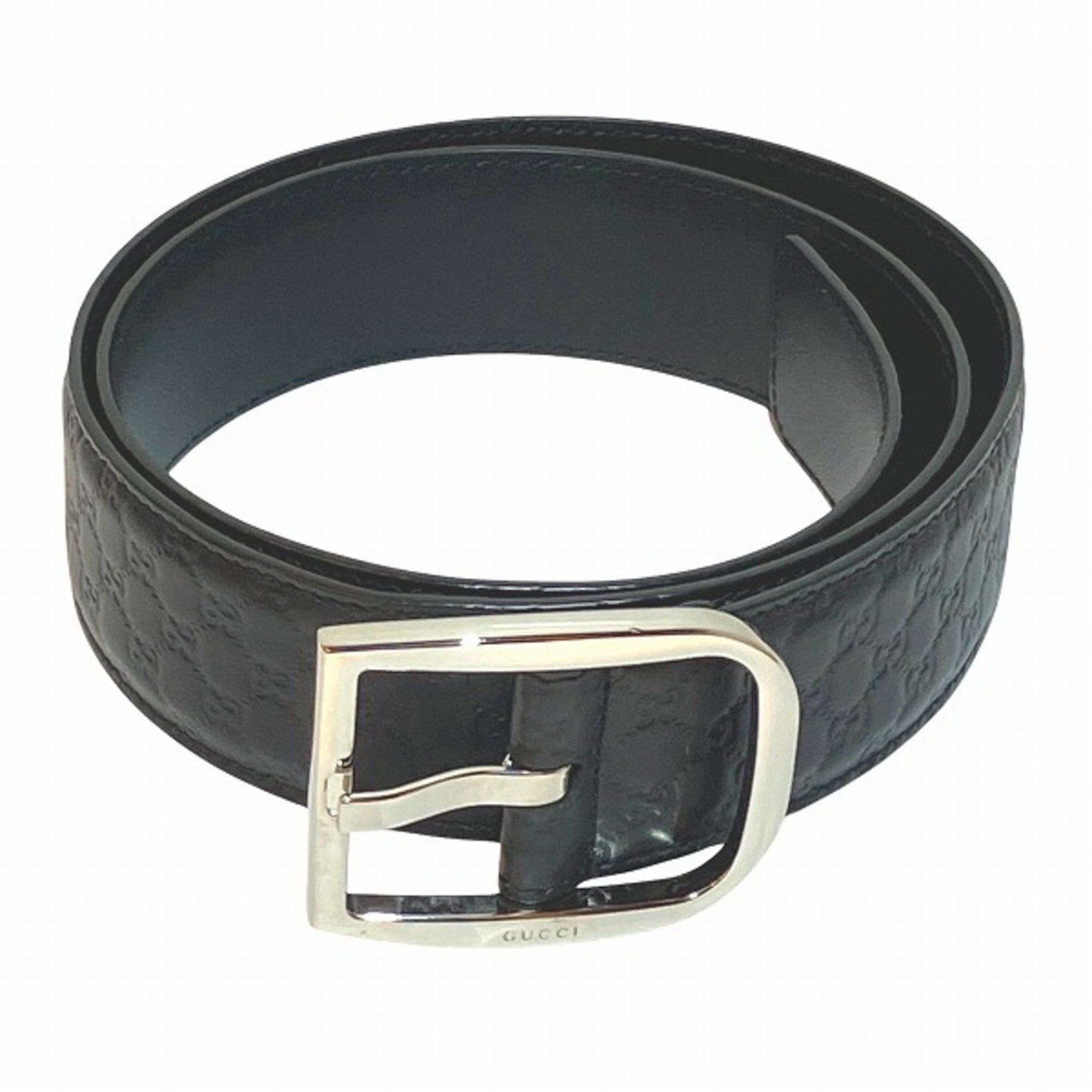 Gucci GUCCI Guccissima 449716 Leather Belt Men's Accessories Size ONE SIZE - 1 Thumbnail
