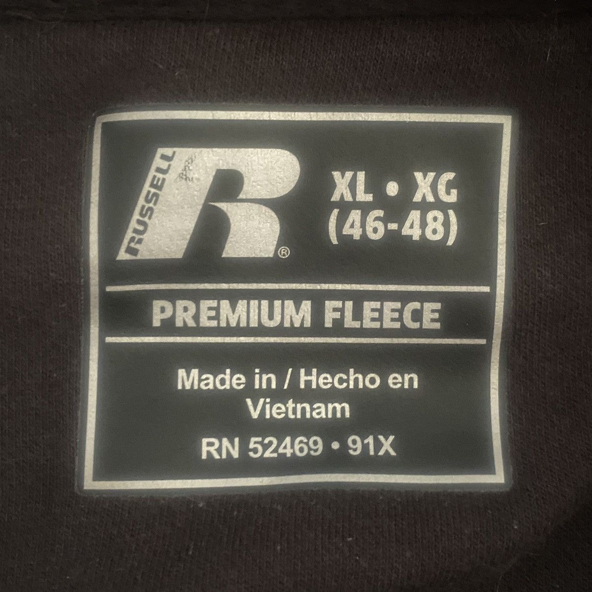 Russell Athletic Vintage Russell Black and White Hoodie Men’s Size XL Size US XL / EU 56 / 4 - 5 Thumbnail