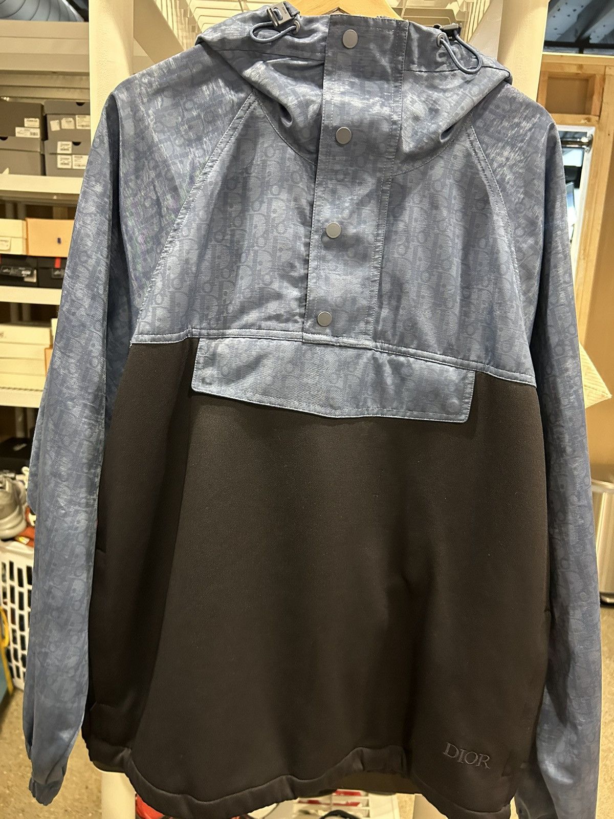 Dior Blue dior monogram windbreaker Size US XXL / EU 58 / 5 - 1 Thumbnail