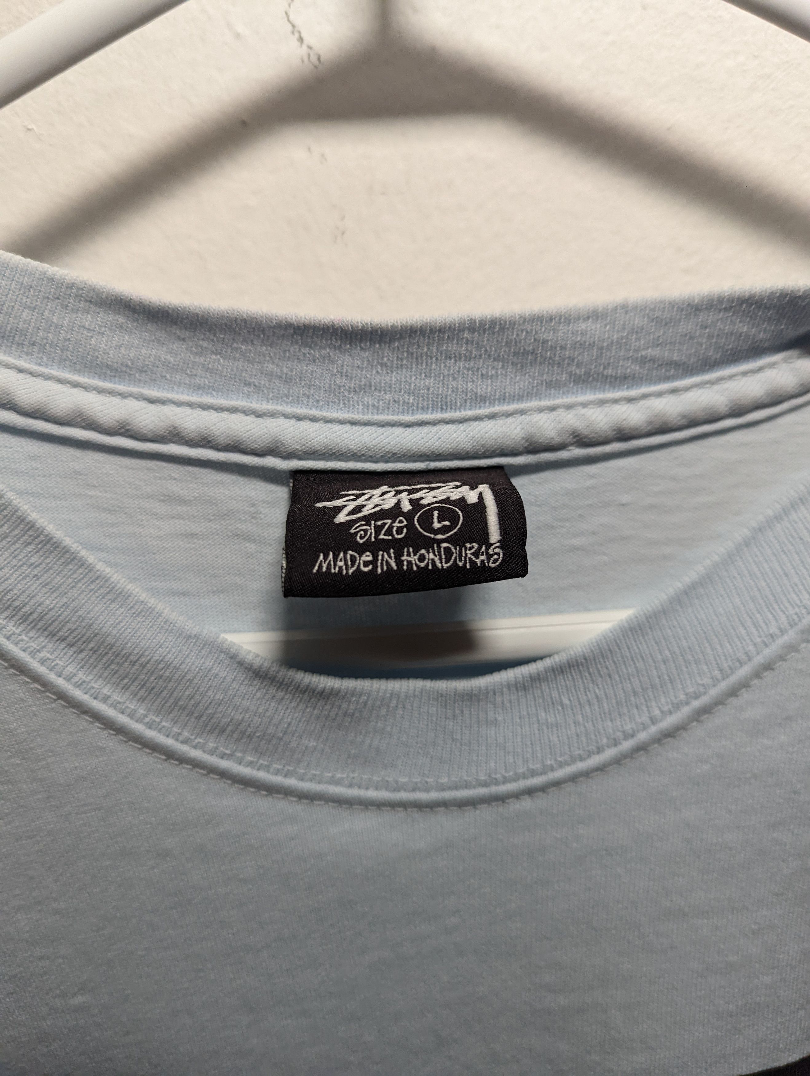 Stussy STUSSY SPORT 100% PIGMENT DYED T-SHIRT - Large Sky Blue Size US L / EU 52-54 / 3 - 3 Thumbnail