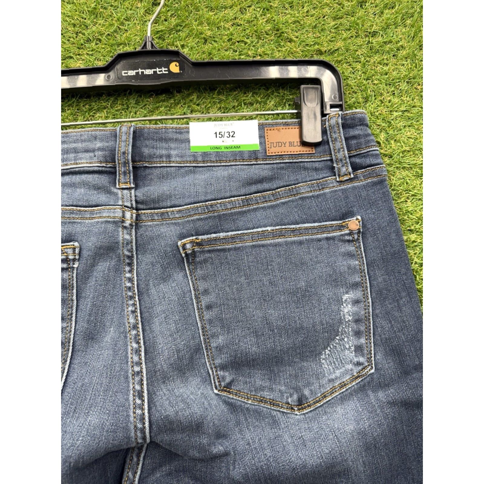 Denime Judy Blue Jeans Womens Jeans 15/32 Relaxed Fit Mid Rise Dark Wash Denim NWT Blue 5-Pocket Mens? Size 24" / US 00 / IT 34 - 7 Thumbnail