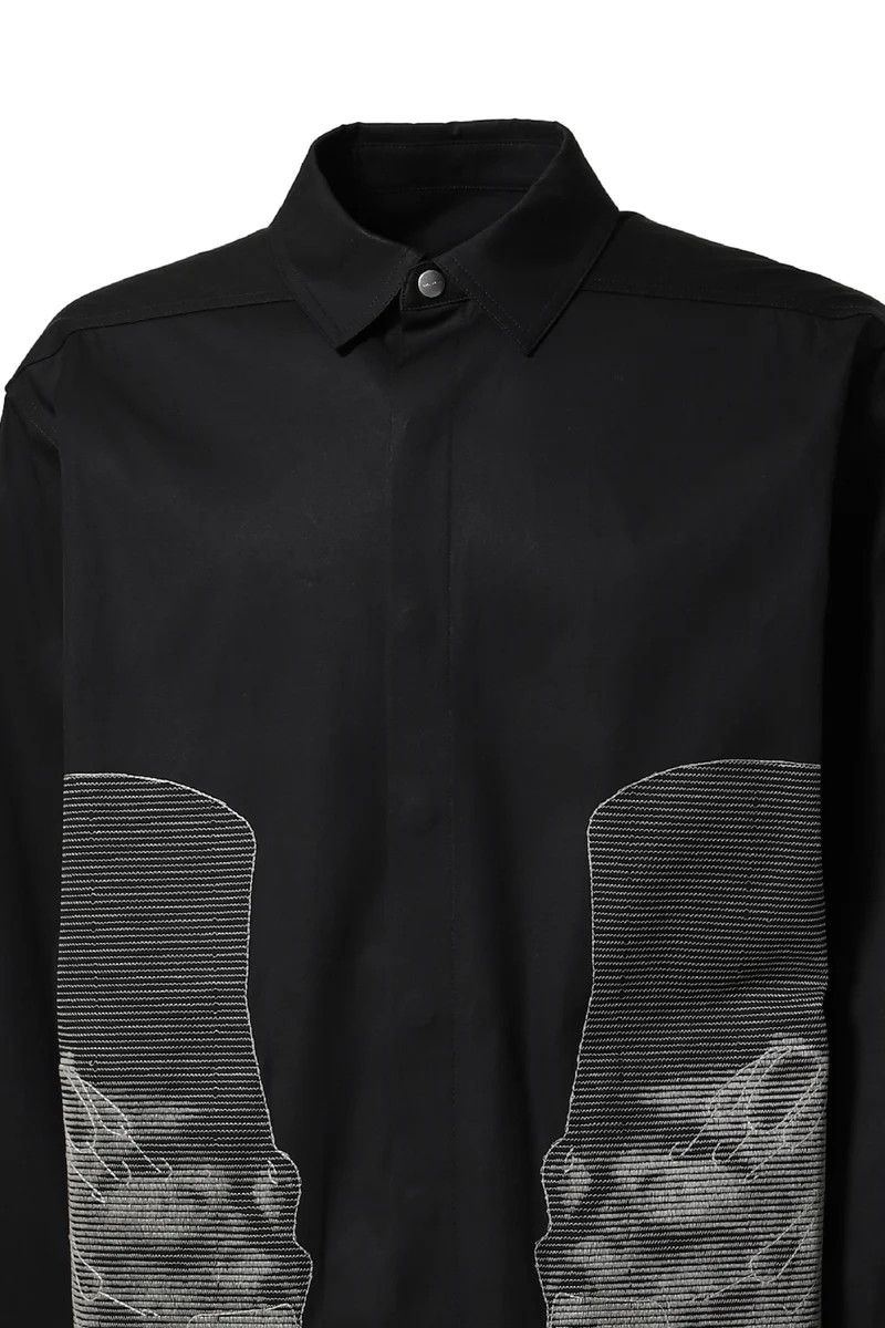 Rick Owens o1s1v1n0724 Outer Shirts in Black Size US L / EU 52-54 / 3 - 4 Thumbnail