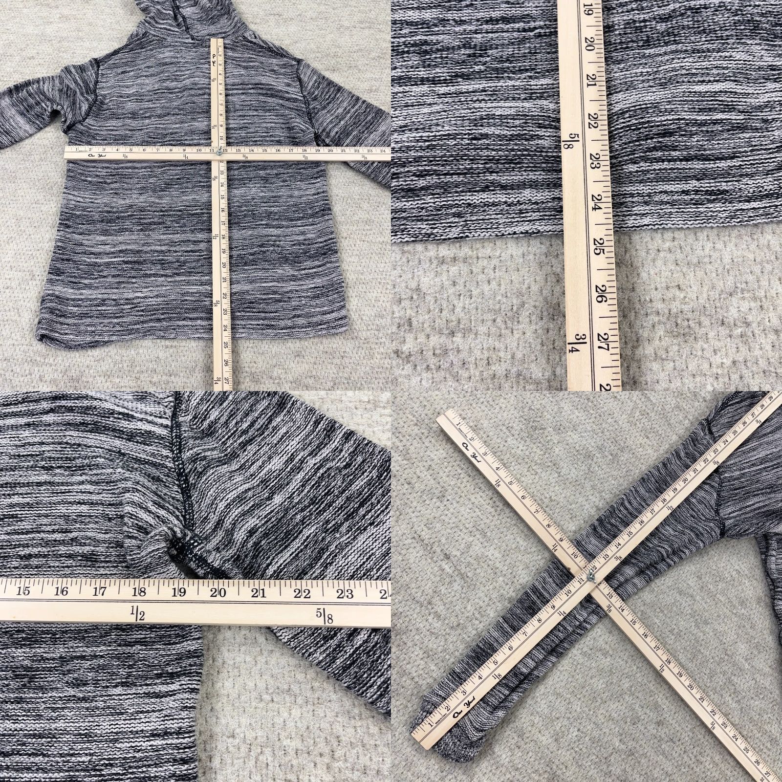 American Eagle Outfitters VINTAGE American Eagle Hoodie Men M Gray Heather Henley Sweatshirt AEO Size US M / EU 48-50 / 2 - 8 Thumbnail