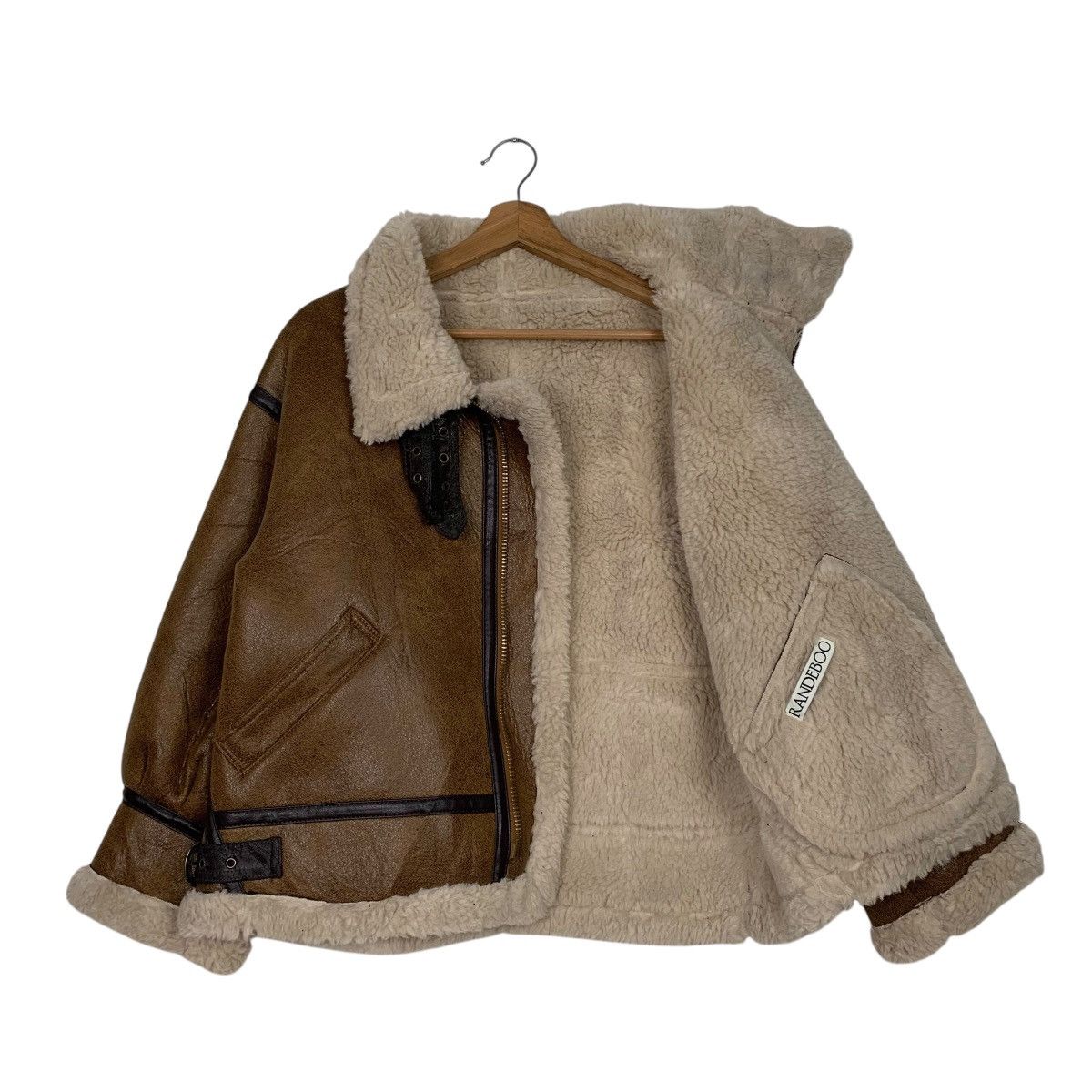 Japanese Brand Japanese Brand Randeboo Shearling Jacket Size US S / EU 44-46 / 1 - 9 Thumbnail